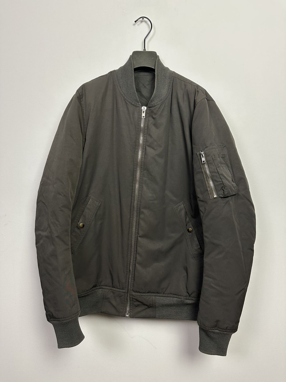 Rick Owens FW14 ‘MOODY’ Padded Bomber Jacket Size US L / EU 52-54 / 3 - 1 Thumbnail