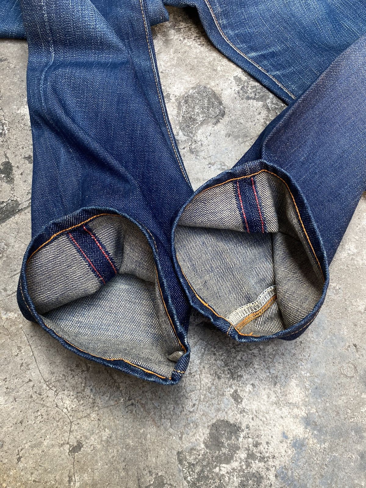45rpm Distressed 45RPM Selvedge Denim Pants Size US 32 / EU 48 - 8 Thumbnail