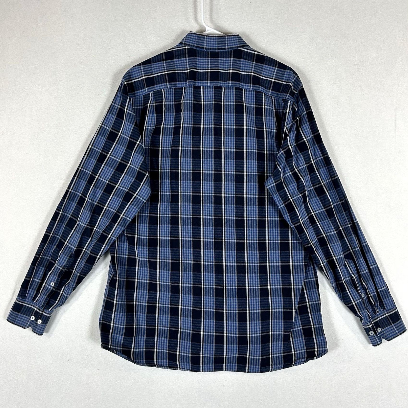 Southern Tide Southern Tide Button-Up Shirt Mens L Blue Plaid Long Sleeve Regular Fit Top Size US L / EU 52-54 / 3 - 5 Thumbnail