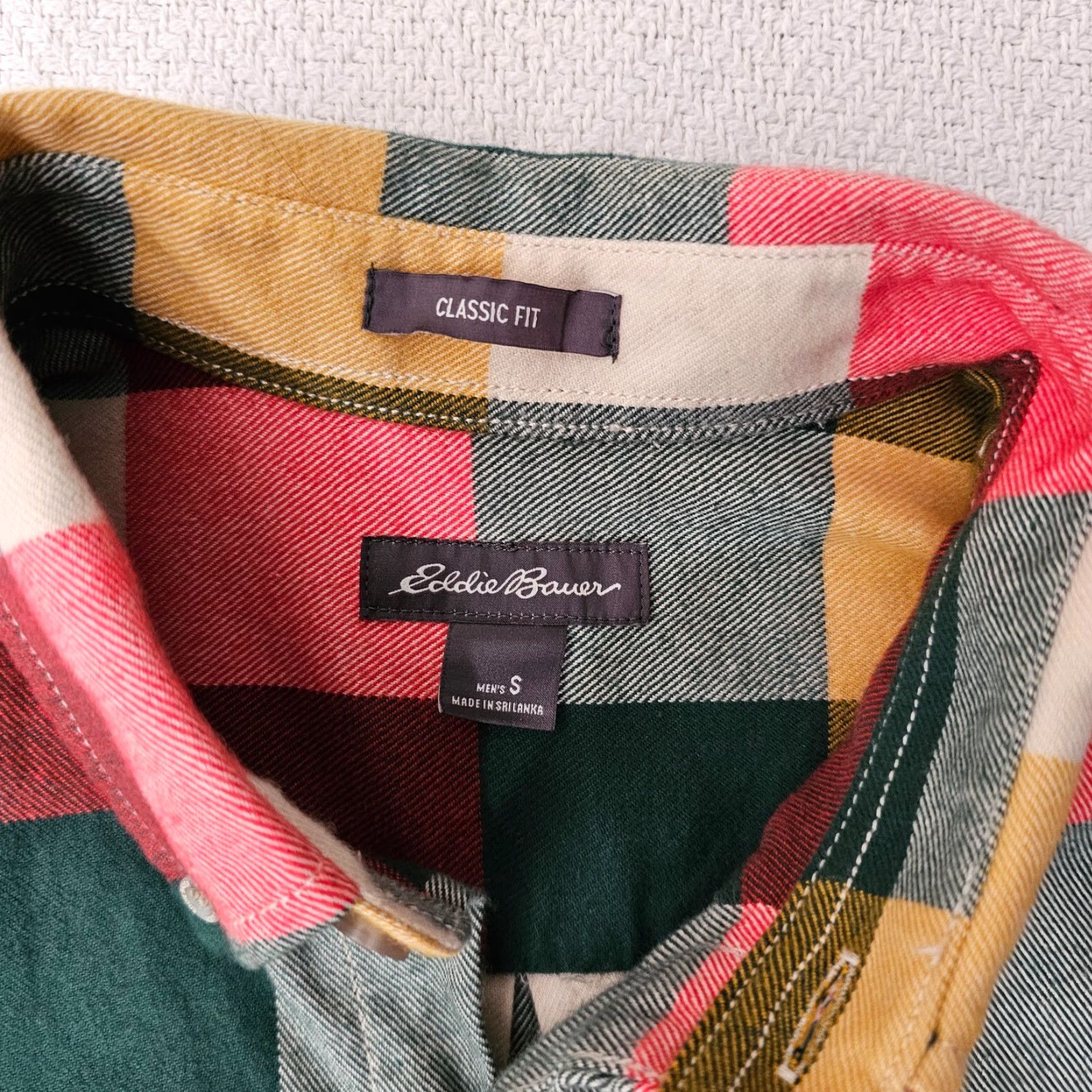 Eddie Bauer Eddie Bauer Button-Up Flannel Shirt Men's S Small Casual Check 100% Cotton Long Sleeve Multicolor Size US S / EU 44-46 / 1 - 2 Thumbnail
