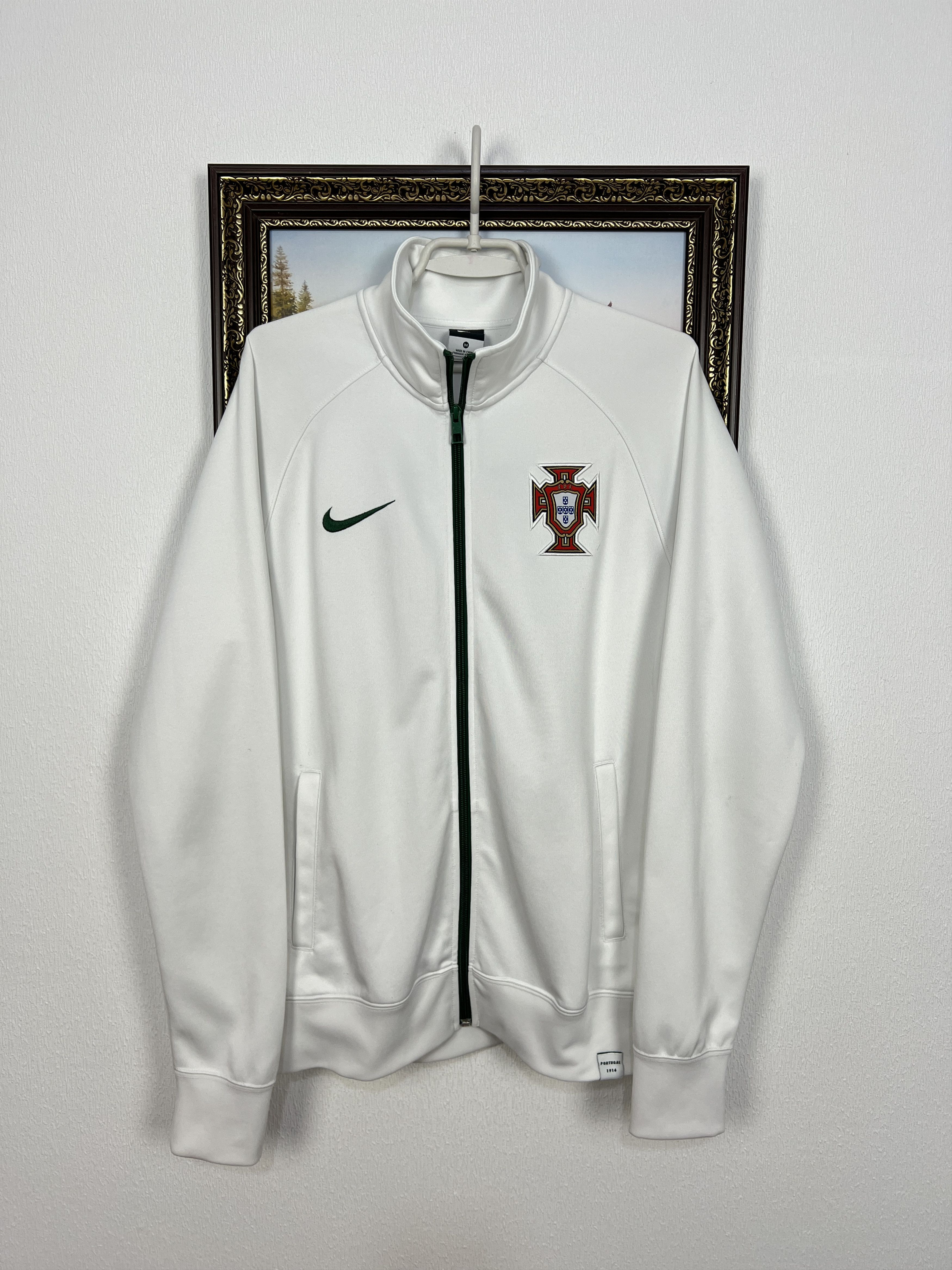 Nike Vintage Nike Portugal Football Jacket Soccer Track Top Zip Size US M / EU 48-50 / 2 - 1 Thumbnail