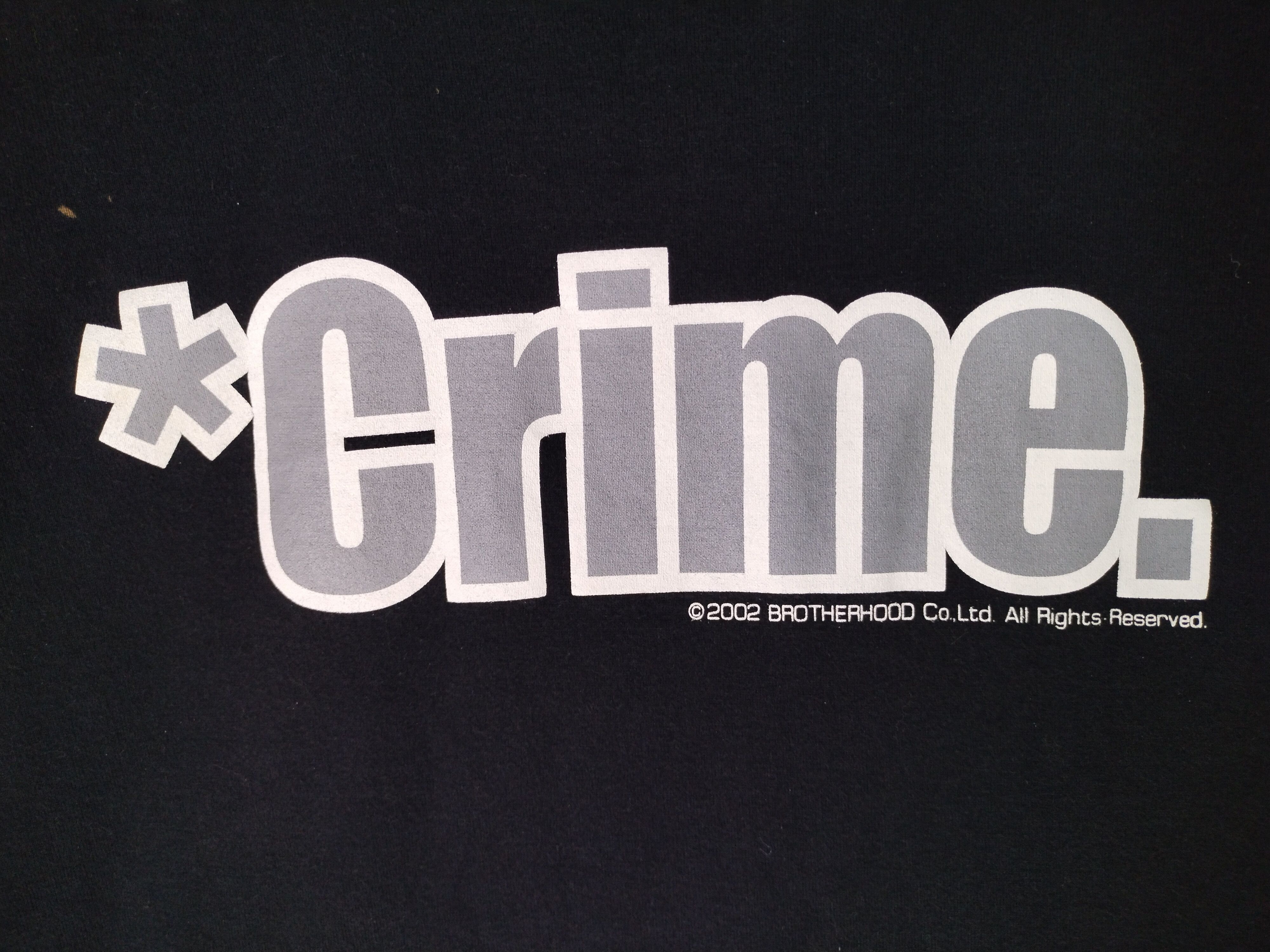 Vintage Vintage Brotherhood Crime Shirt Tee Size US M / EU 48-50 / 2 - 2 Thumbnail
