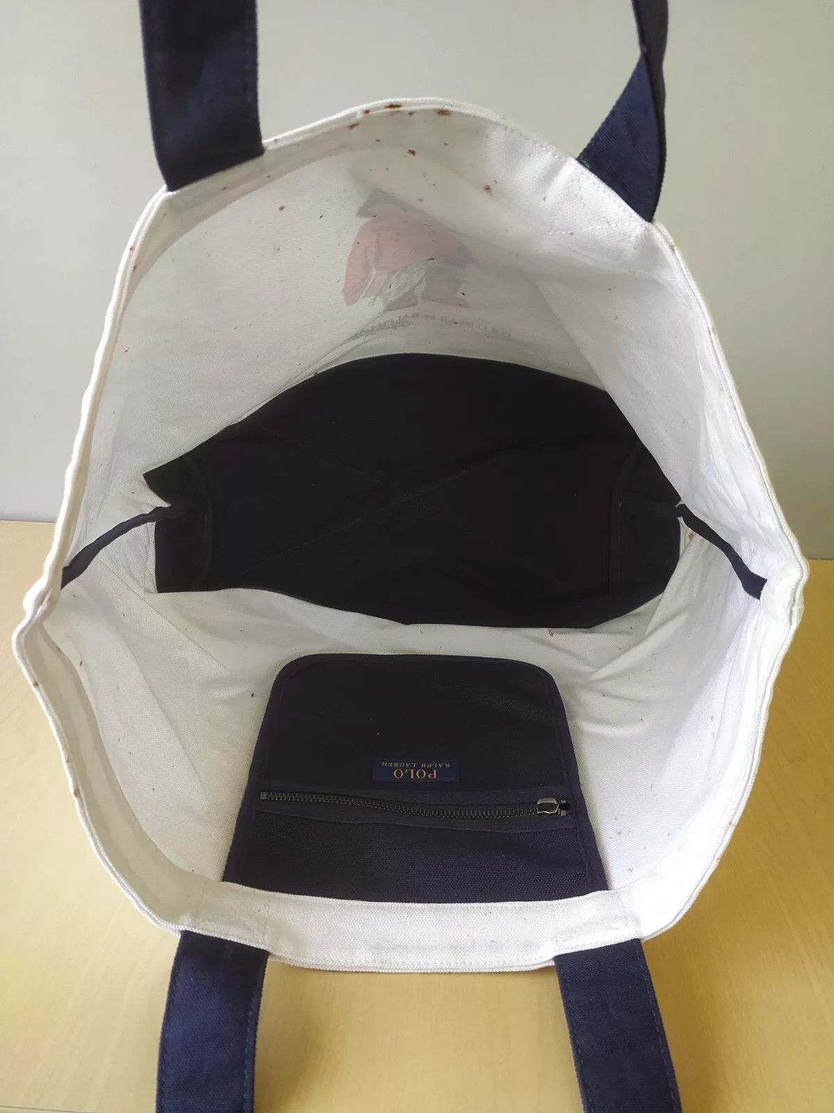 Polo Ralph Lauren Polo Ralph Lauren Polo Bear canvas tote bag IFD 8050 Size ONE SIZE - 9 Thumbnail