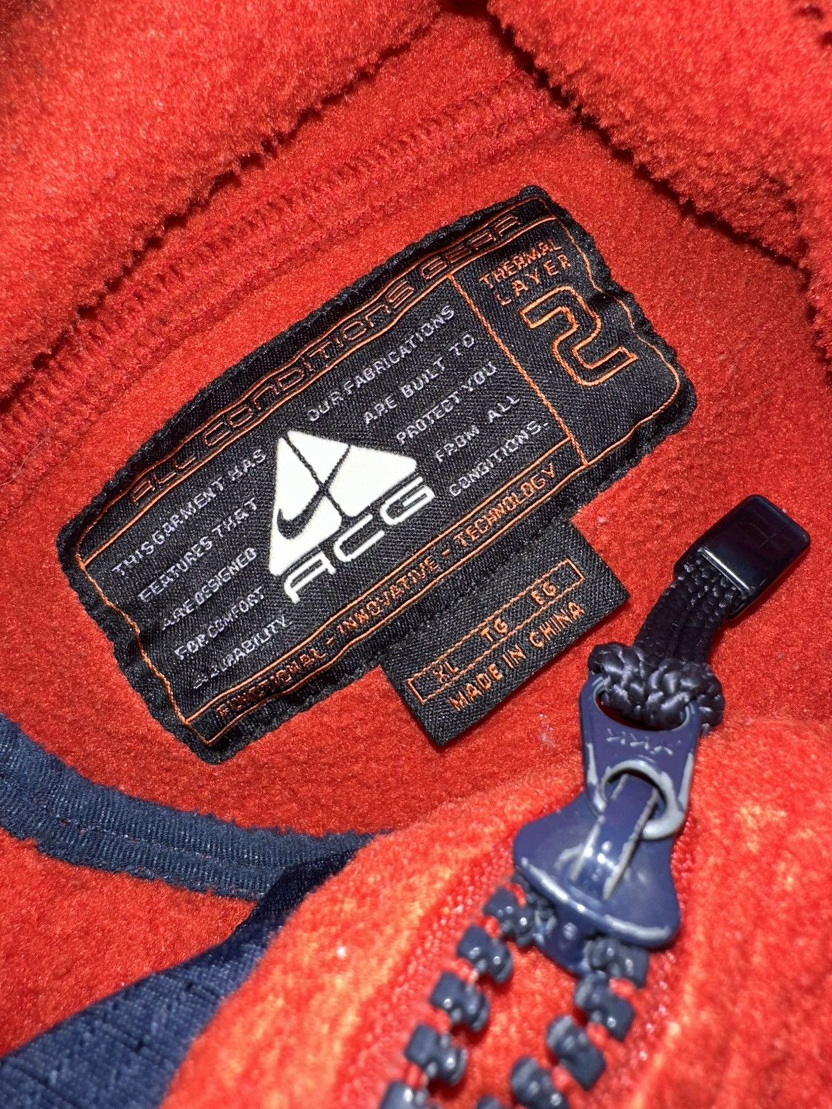 Nike ACG Vintage Rare Nike ACG Fleece Sherpa Ninja Mask Hoodie Size US XXL / EU 58 / 5 - 5 Thumbnail