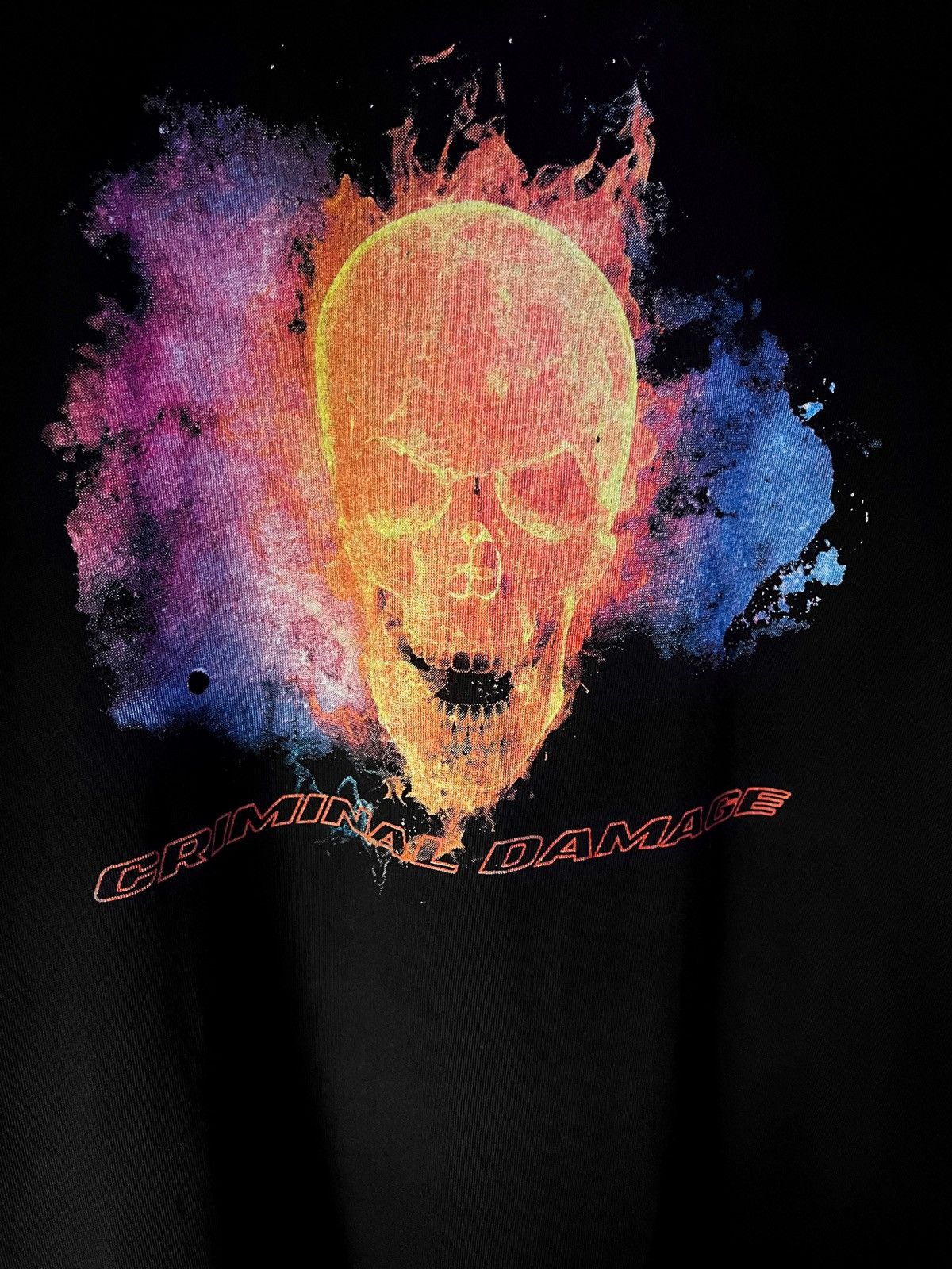 Criminal Damage Criminal Damage Flaming Skull T-Shirt Size US M / EU 48-50 / 2 - 1 Thumbnail