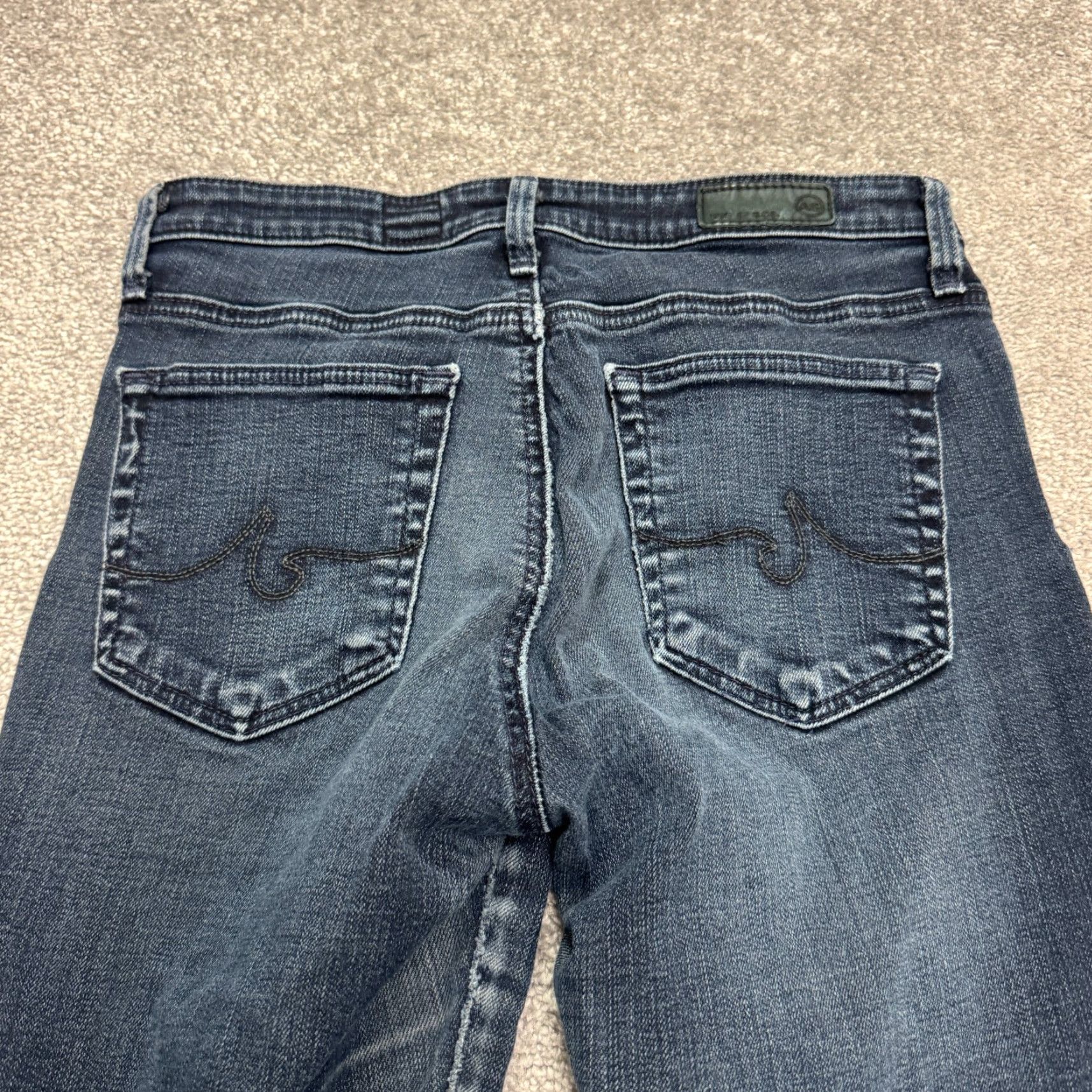 Denime AG Adriano Goldschmied The Prima Mid Rise Cigarette Denim Jeans Womens 6R Blue Size 28" / US 6 / IT 42 - 5 Thumbnail