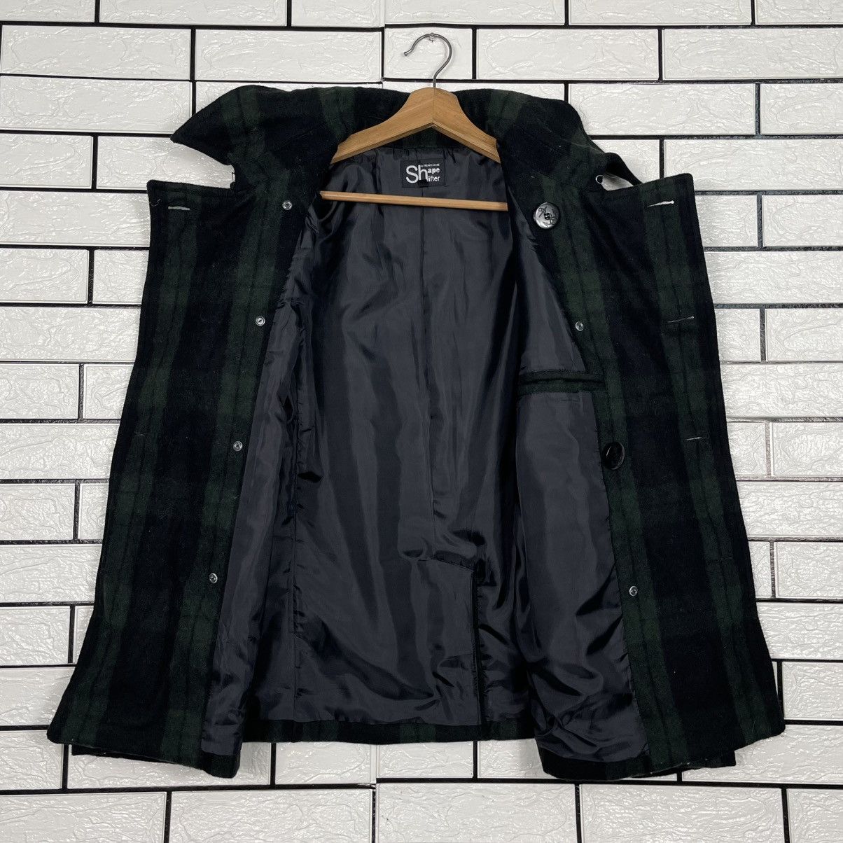 Japanese Brand Shape Shifter By Freak's Store Double Breasted Tartan Jacket Size US M / EU 48-50 / 2 - 11 Thumbnail