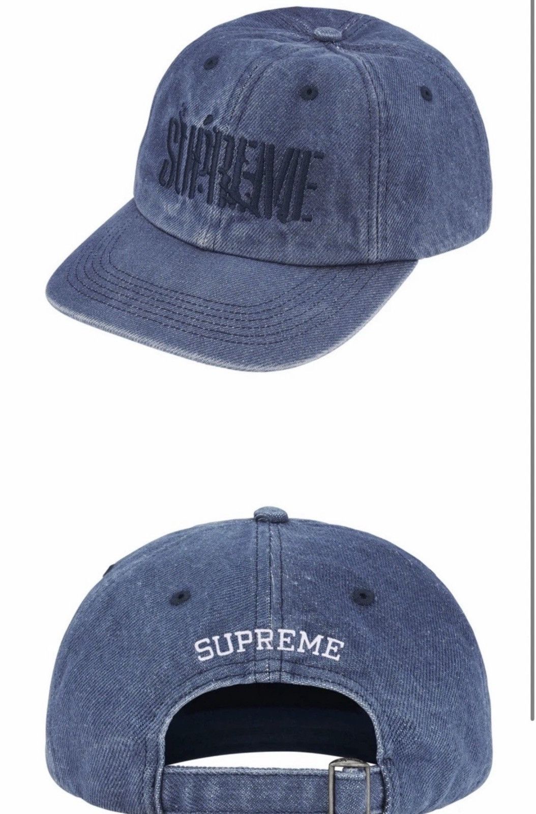 Supreme Supreme Splatter Hat denim Size ONE SIZE - 2 Thumbnail