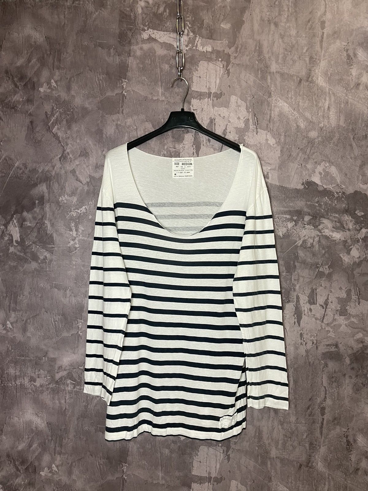 Allsaints × Hysteric Glamour Allsaints striped longsleeve luxury avant-garde Size M / US 6-8 / IT 42-44 - 1 Thumbnail