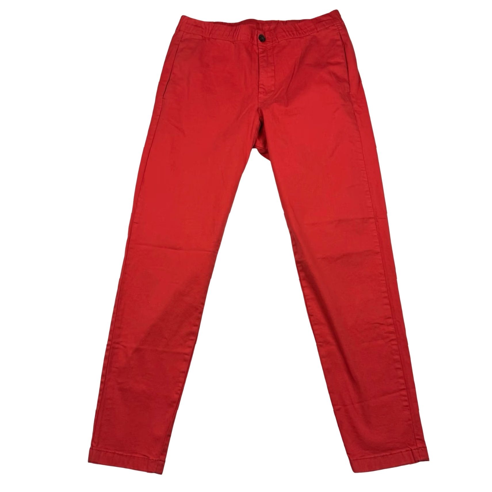 Bonobos Bonobos Men’s Cotton Blend Drawstring Flat Front Chino Red 32x30 Pants Size ONE SIZE - 2 Thumbnail