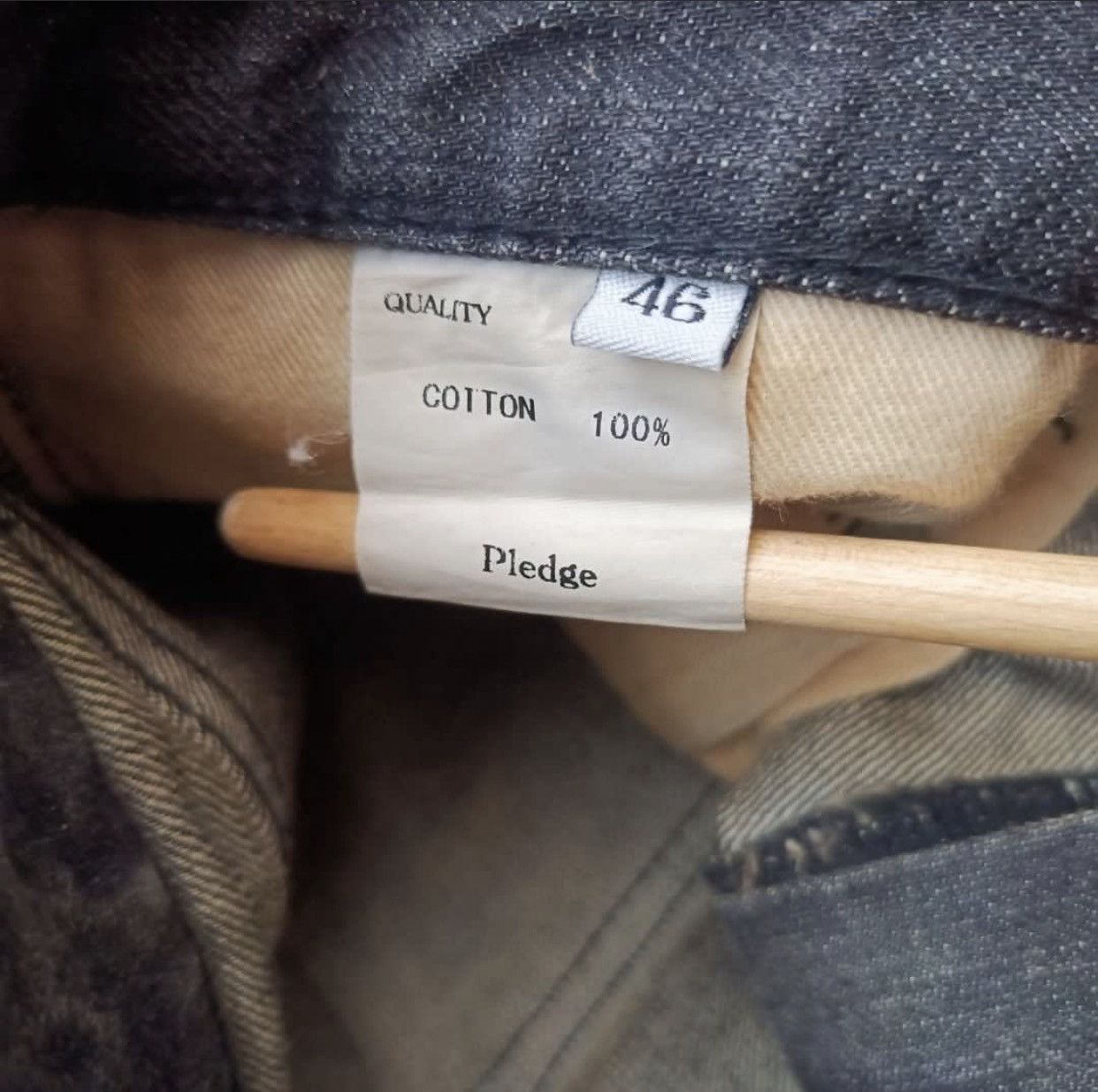 Pledge PLEDGE ACID WASH JAPANESE DENIM PANTS Size US 32 / EU 48 - 4 Thumbnail