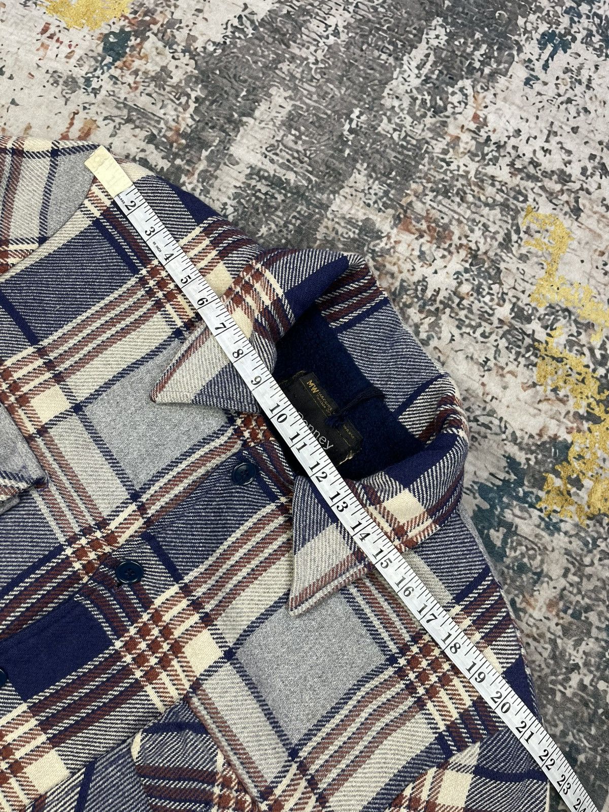 JCPenney Vtg JCpenny Plaid Melton Wool Button Down Overshirt Jacket Size US XL / EU 56 / 4 - 15 Thumbnail