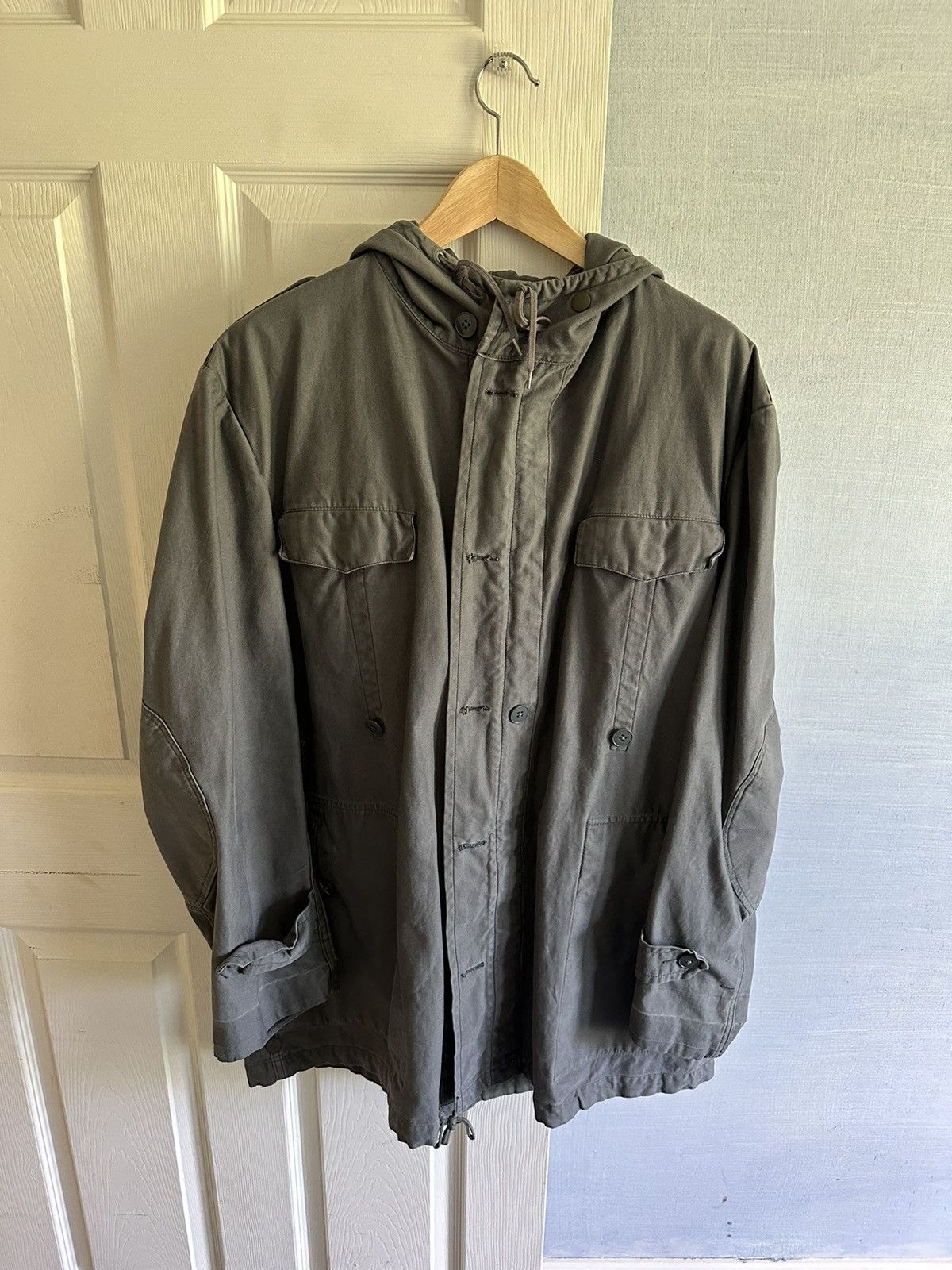 Vintage 80s Military Blank Parka Size US XL / EU 56 / 4 - 1 Thumbnail