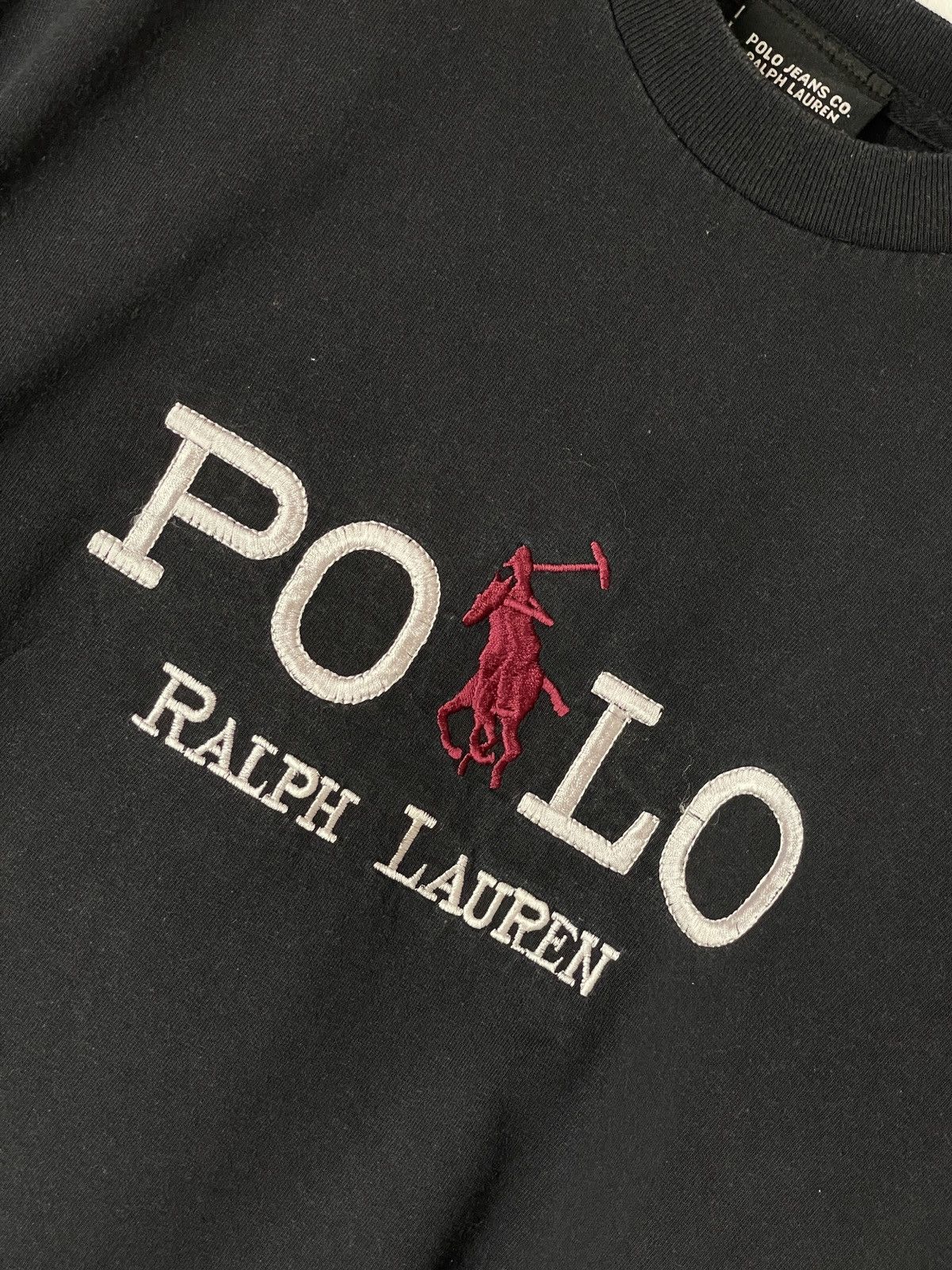 Polo Ralph Lauren Vintage 90s Polo Jeans co ralph lauren USA T shirt big logo Size US XL / EU 56 / 4 - 3 Thumbnail