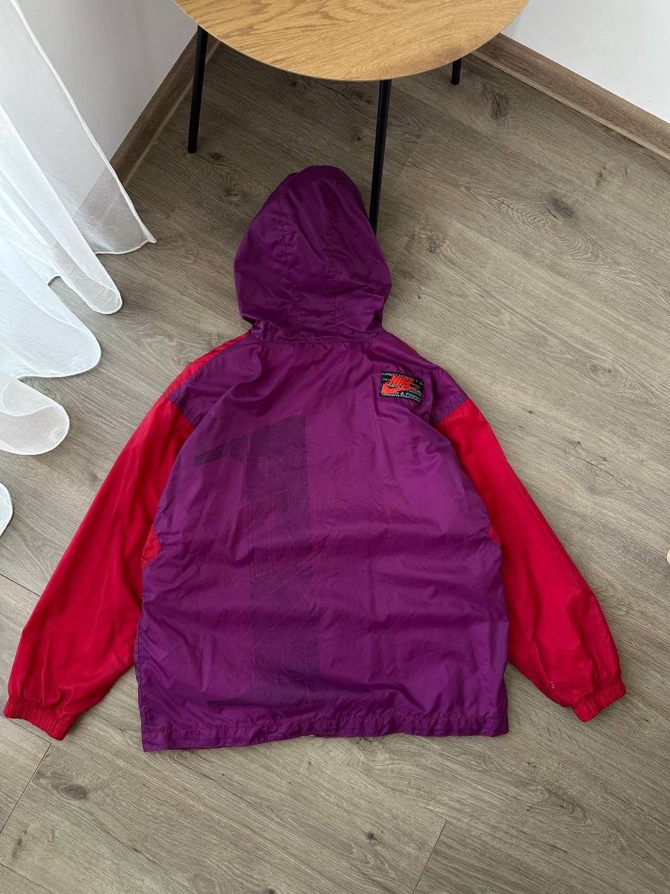 Nike × Vintage Vintage Nike Purple Sportswear Zip Jacket Size US XL / EU 56 / 4 - 10 Thumbnail