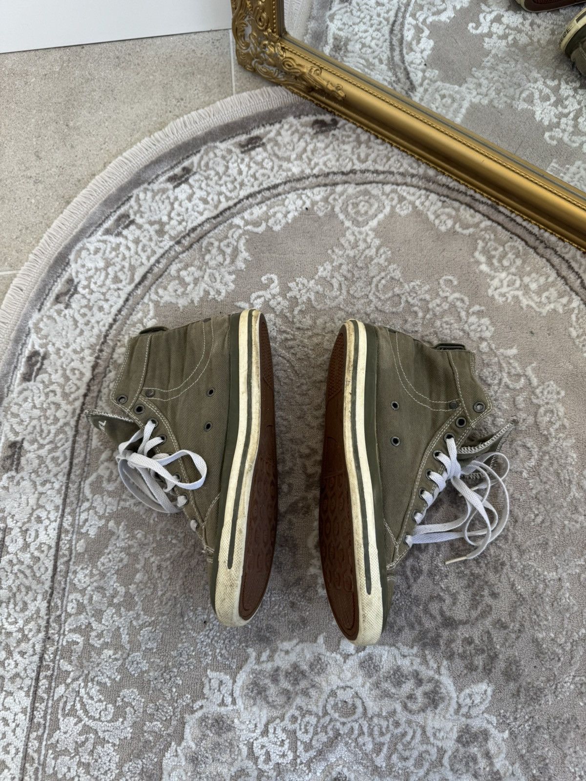 Diesel Vintage 90's Diesel Distressed Sneakers Washed Faded Shoes Size US 8.5 / EU 41-42 - 4 Thumbnail