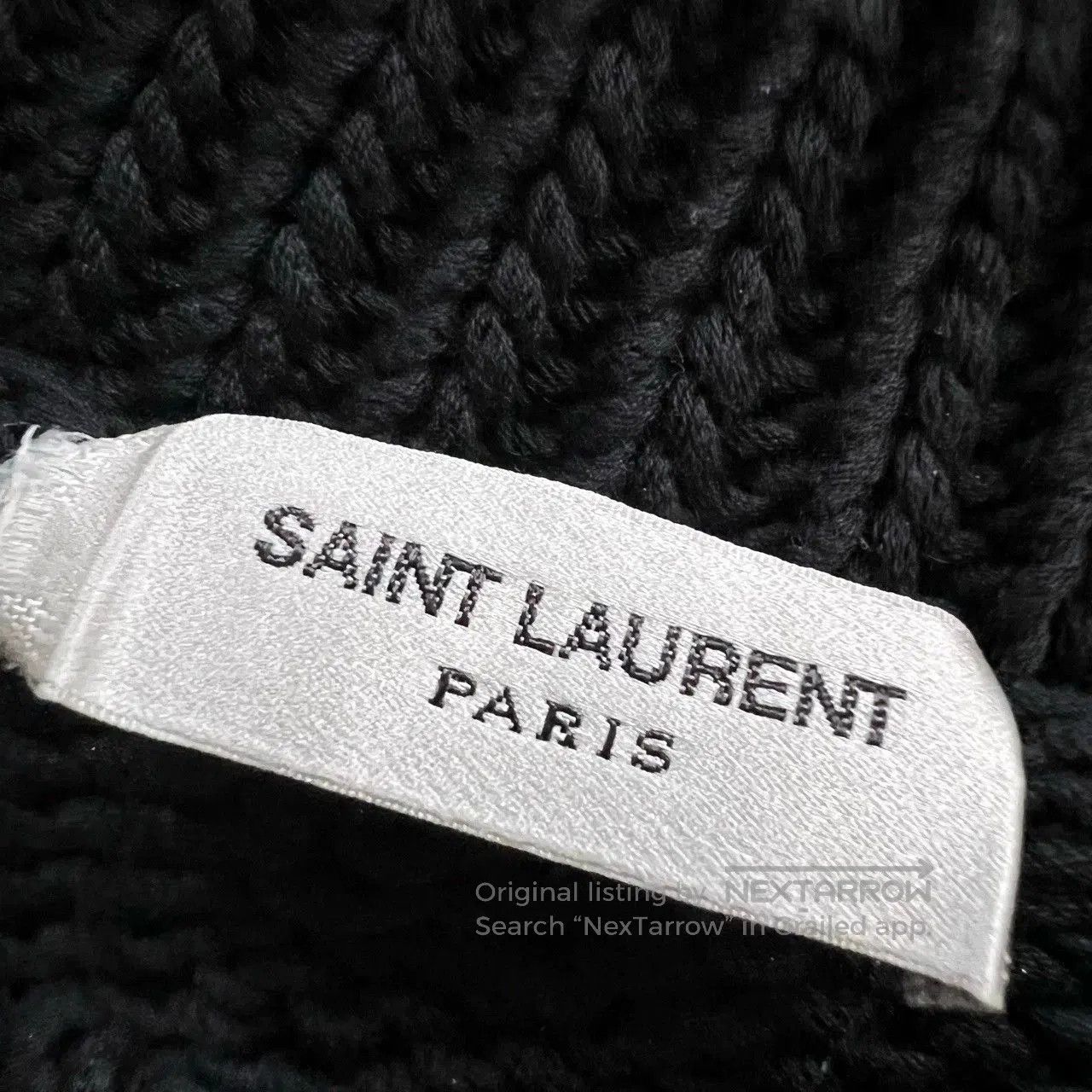 Saint Laurent Paris saint laurent black knitted sweater size large. Size US L / EU 52-54 / 3 - 5 Thumbnail