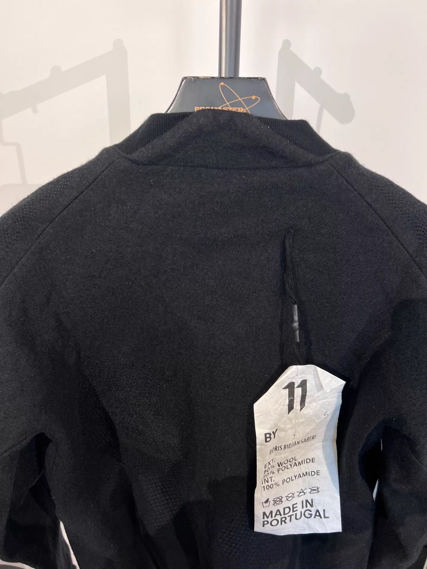 Boris Bidjan Saberi BBS 2-tone embroidered wool blend Ma-1 jacket size S Size US XS / EU 42 / 0 - 6 Thumbnail