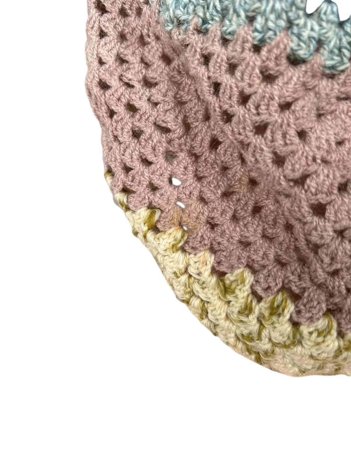 Japanese Brand × Kapital × Vintage Crochet Knitted handmade big Beanie Hats Size ONE SIZE - 7 Thumbnail