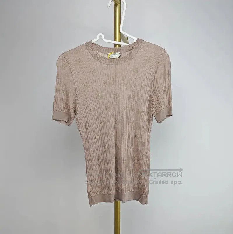 Fendi Fendi Summer Light Brown Women's T-Shirt . Size S / US 4 / IT 40 - 1 Thumbnail