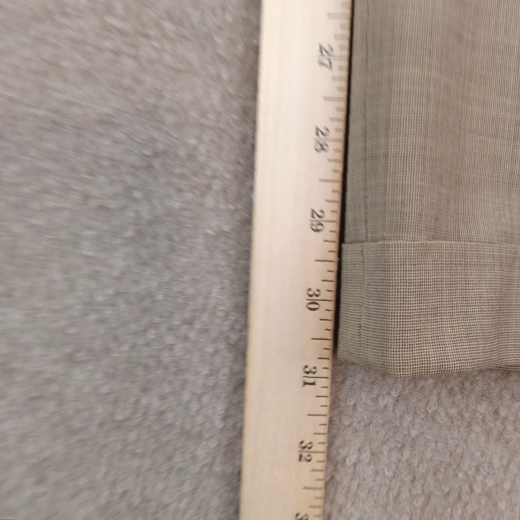 Brooks Brothers Brooks Brothers Mens 38x31 Brown Straight Leg Stretch Dress Pants Size US 36 / EU 52 - 3 Thumbnail