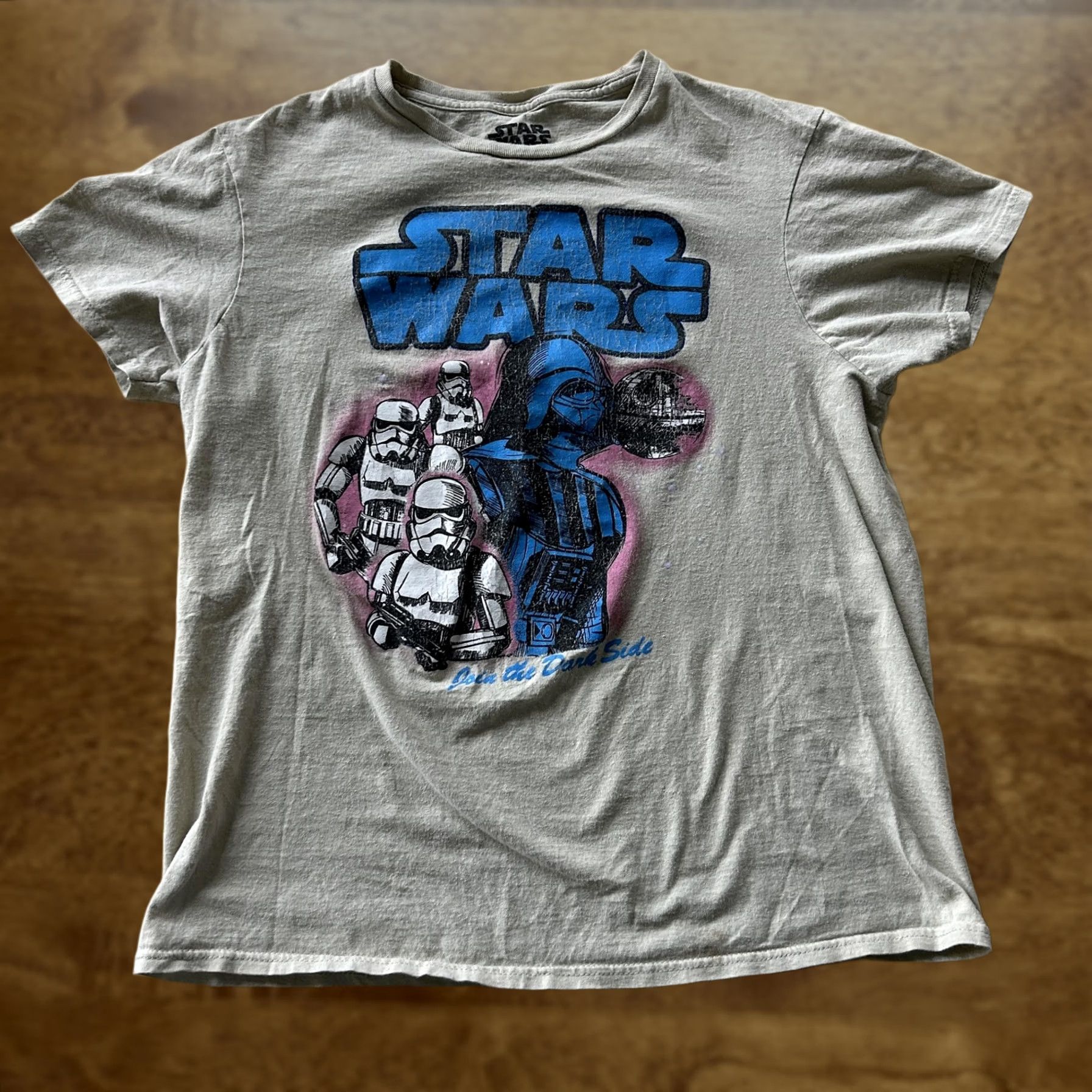 Mad Engine Star Wars Shirt Mens Medium Gray Darth Vader Stormtrooper Graphic Tee T-Shirt Size US M / EU 48-50 / 2 - 1 Thumbnail