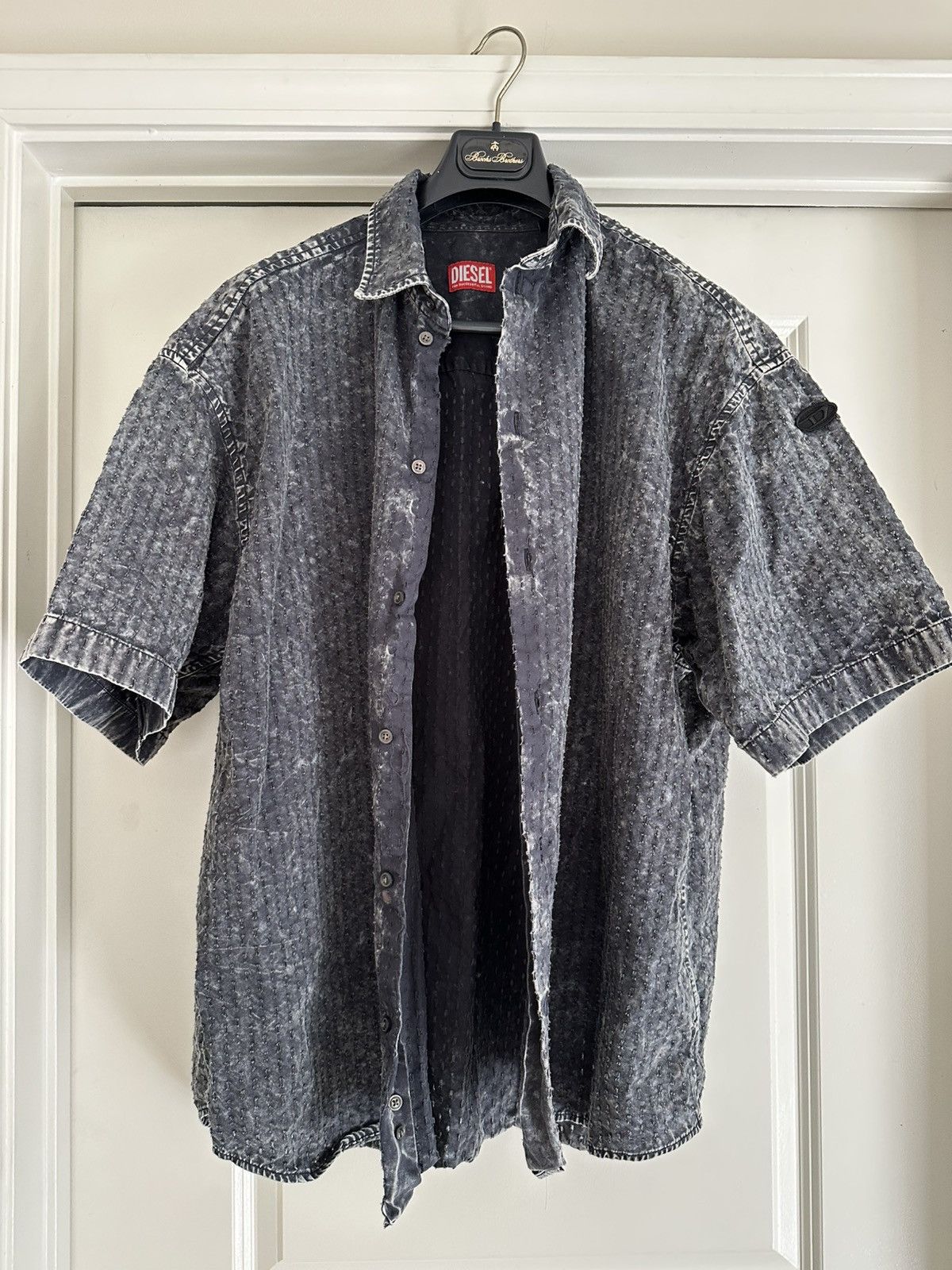 Diesel Diesel S-Lazer short sleeve button up Size US S / EU 44-46 / 1 - 1 Thumbnail