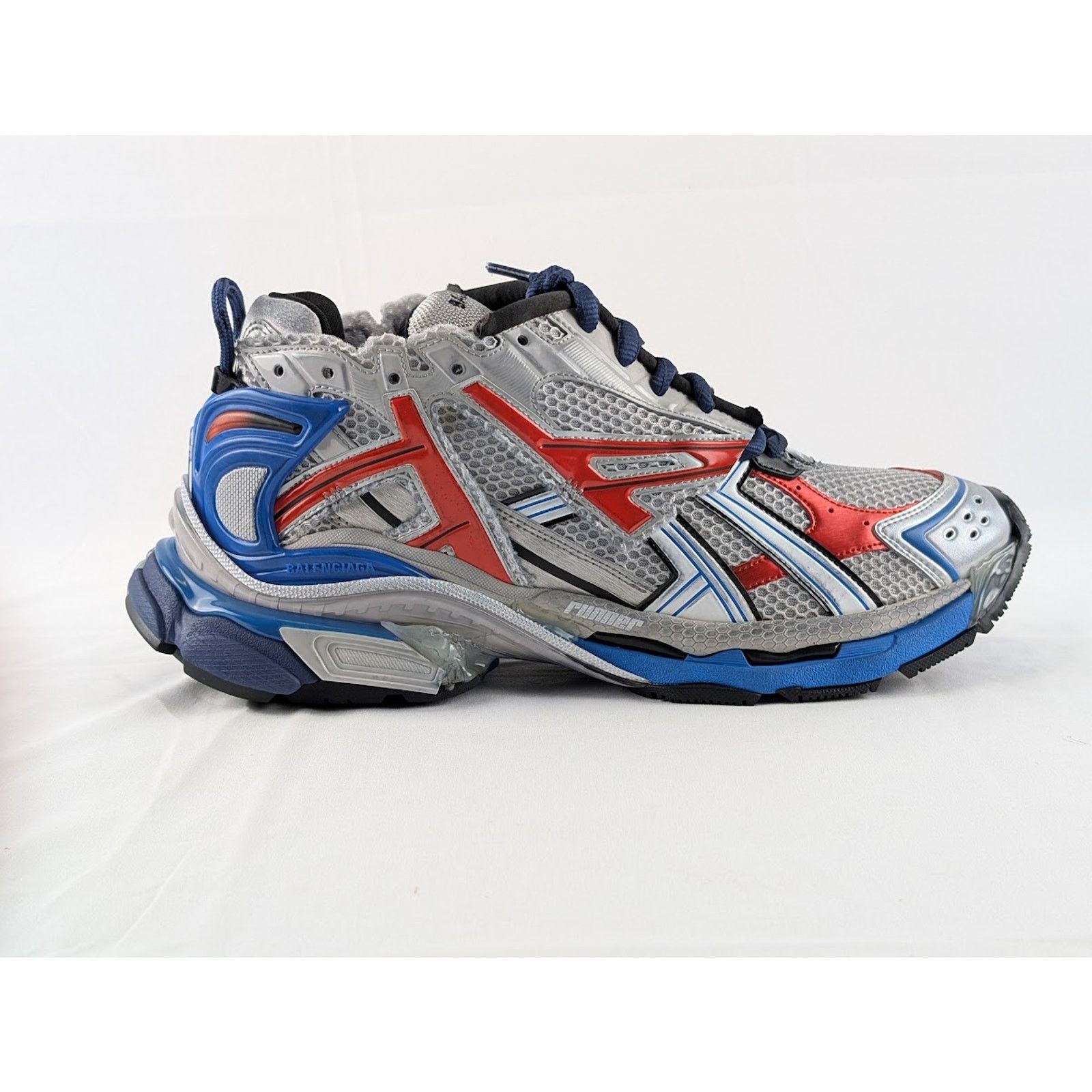 Balenciaga o1rshd1 Mesh Rubber Runner in Multicolor Size US 11 / EU 44 - 7 Thumbnail