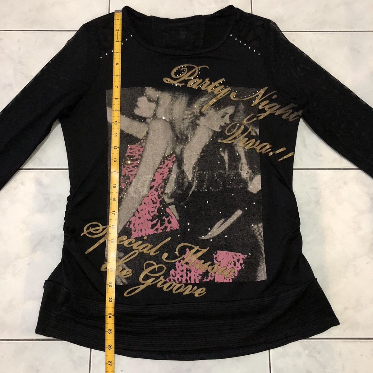 Japanese Brand Japanese Poem, Diamond, Transparent Mesh & Leopard Details Size M / US 6-8 / IT 42-44 - 20 Thumbnail