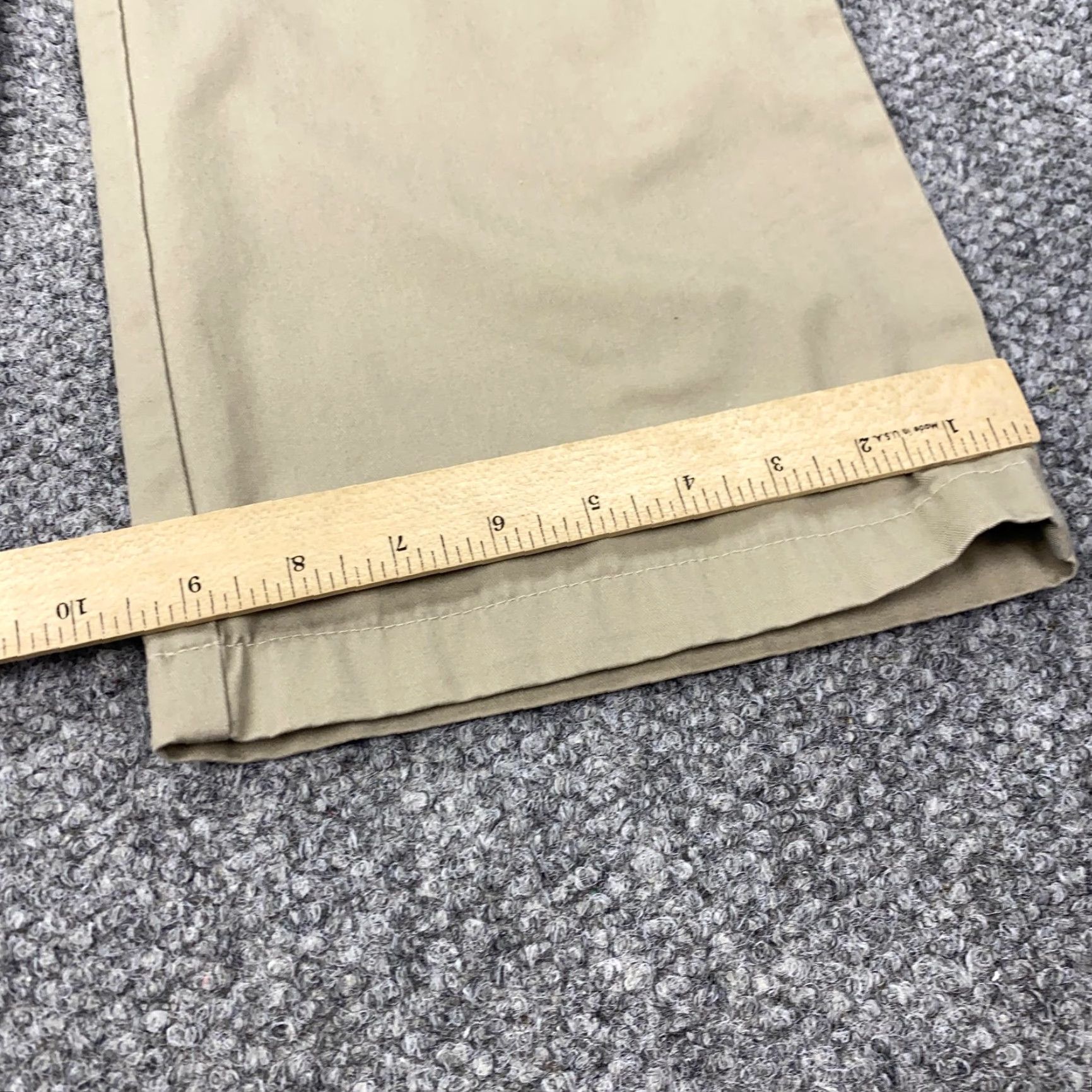 Lands' End Lands' End Pants Womens 6 Khaki Straight Leg Chino Dress Casual Inseam 30.5 Size 28" / US 6 / IT 42 - 5 Thumbnail