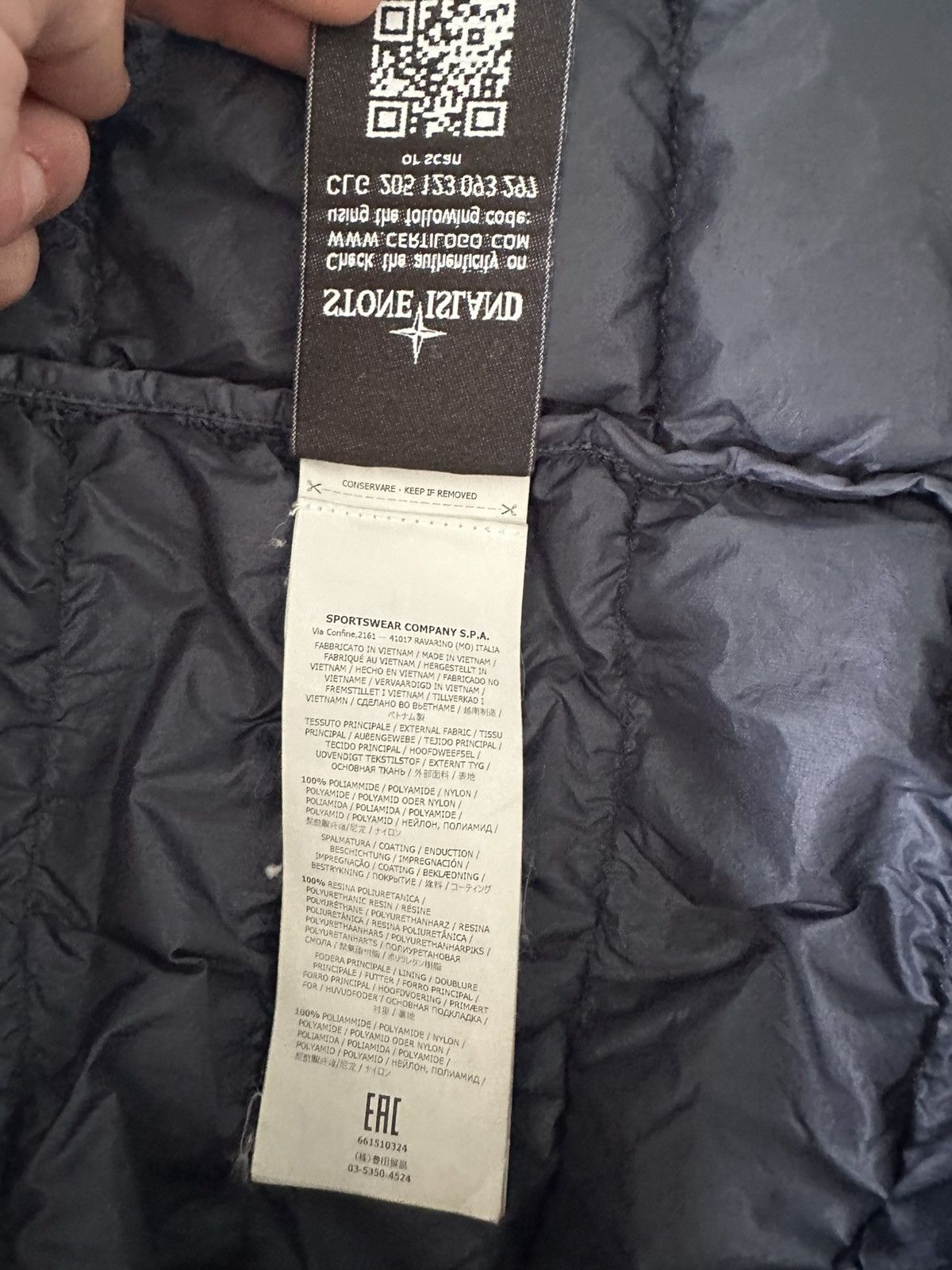 Stone Island Stone Island Garment Dyed Micro Yarn Down Size US XL / EU 56 / 4 - 12 Thumbnail