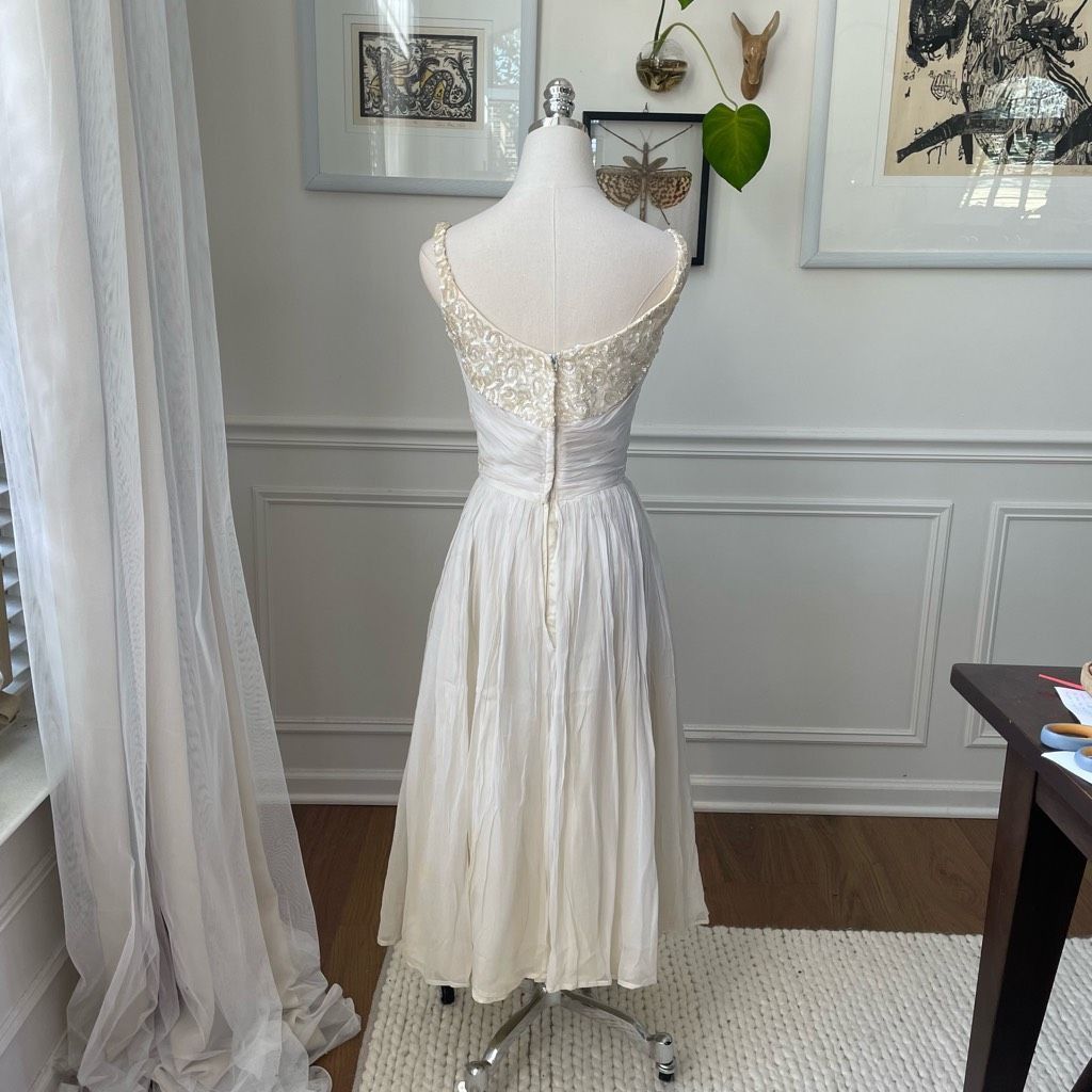 Vintage Vintage 50s Emma Domb San Francisco Midi Tea Length Formal D Size S / US 4 / IT 40 - 3 Thumbnail