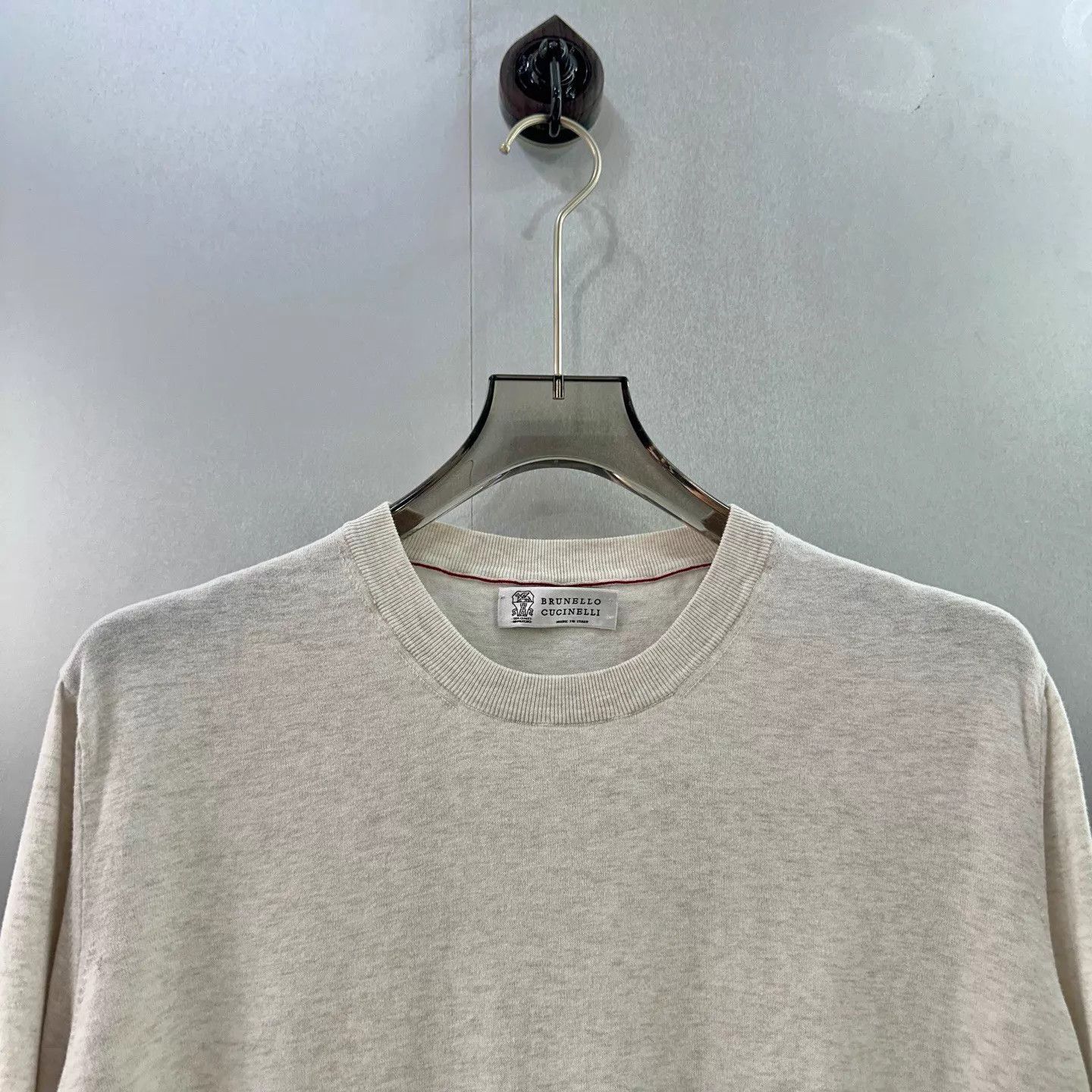Brunello Cucinelli Brunello Cucinelli solid wool knit sweater size 56 Size US XL / EU 56 / 4 - 3 Thumbnail