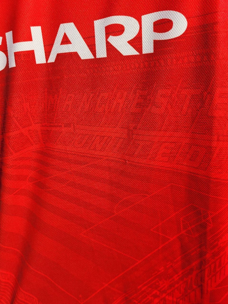 Vintage Score draw Manchester United 1994 jersey Size US L / EU 52-54 / 3 - 4 Thumbnail