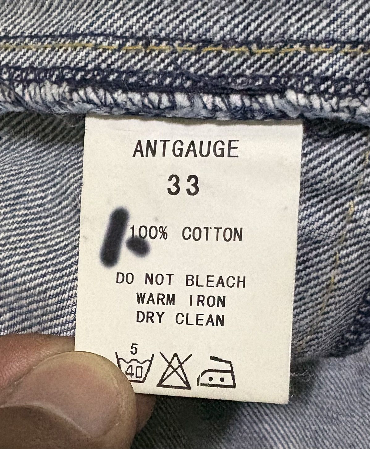 Japanese Brand Japanese Antgauge Double Waist Jeans Streetwear Denim Size US 31 - 17 Thumbnail