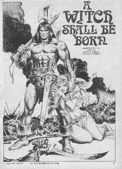 Brain Dead 1982 CONAN THE BARBARiAN TEE A WiTCH SHALL BE BORN MARVEL Size US XL / EU 56 / 4 - 2 Thumbnail