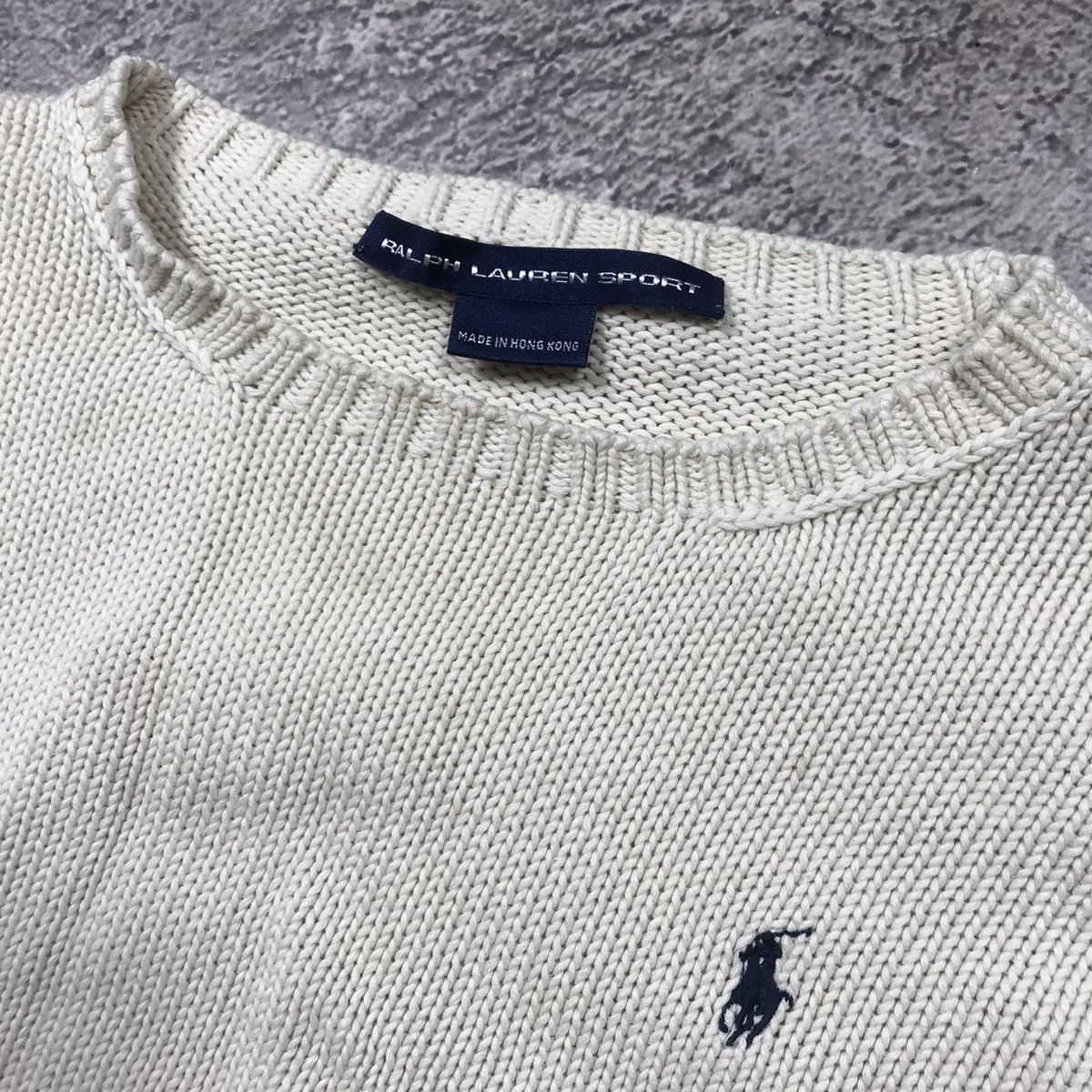 Vintage Vintage Ralph Lauren Sport Crew Knit Sweater Preppy Y2K M Size M / US 6-8 / IT 42-44 - 6 Thumbnail