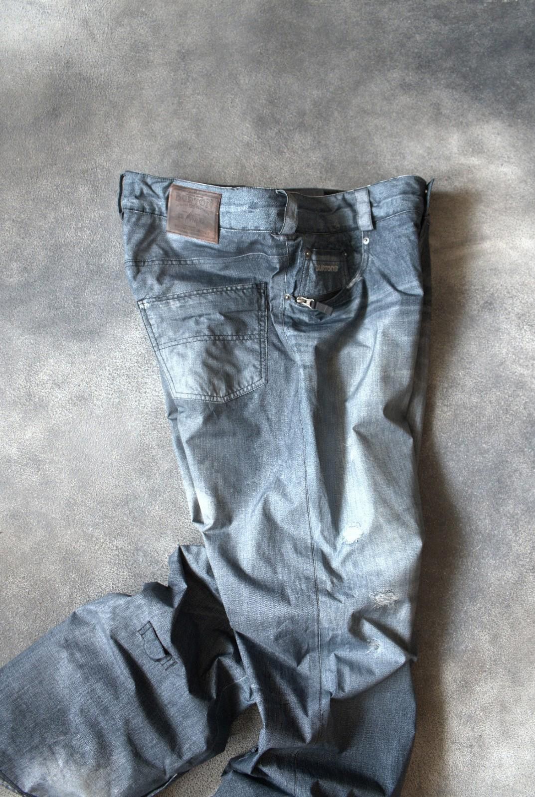 Burton Burton "Denim" Gore-Tex Men WB The Jeans Pant Snowboard Size ONE SIZE - 2 Thumbnail