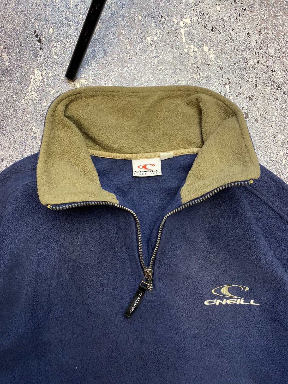 O'Neill × Vintage 💥CRAZY SURF STYLE ONEILL BIG LOGO FLEECE Size US L / EU 52-54 / 3 - 16 Thumbnail
