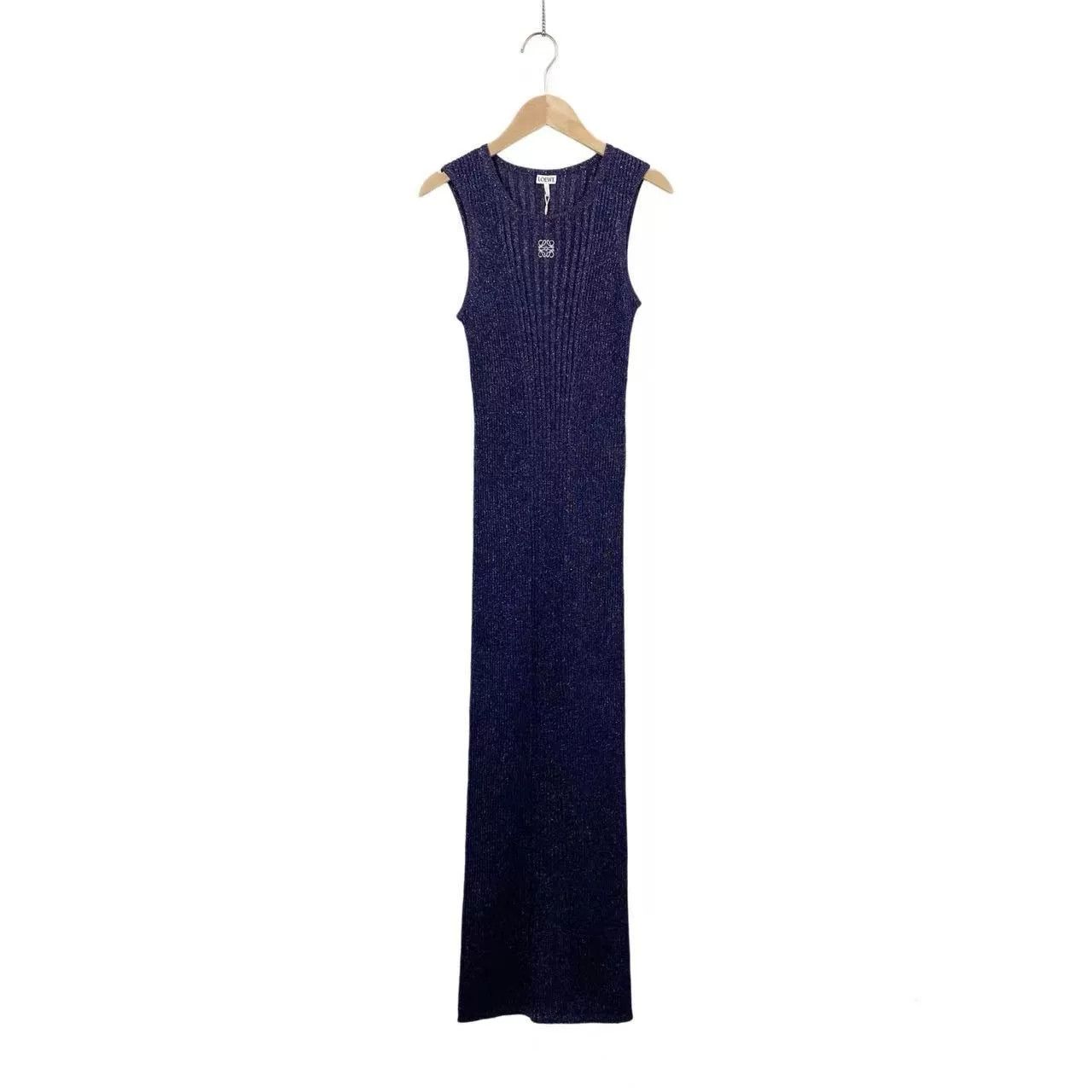 Loewe LOEWE Sleeveless Logo Knit Dress Size US S / EU 44-46 / 1 - 1 Thumbnail