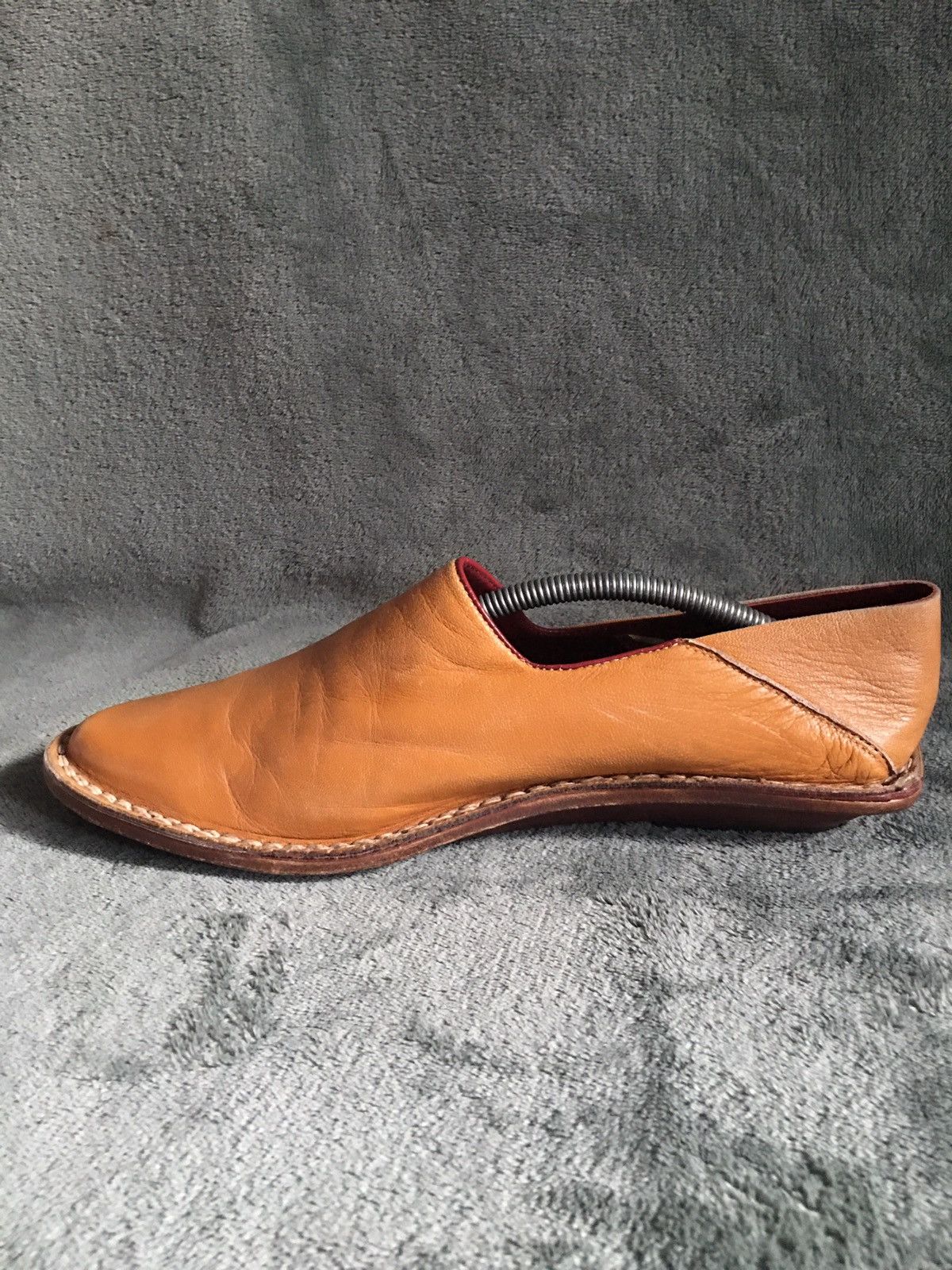 Designer Heich Italy Light Brown Leather Men’s Loafers Shoes EU 40 Size US 7 / EU 40 - 6 Thumbnail