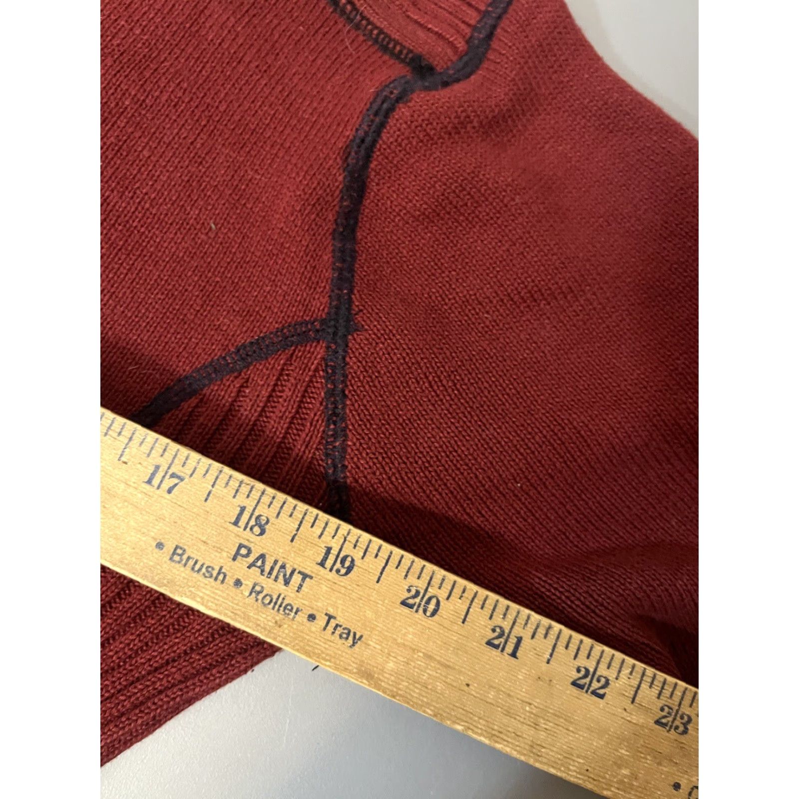 Buffalo David Bitton Buffalo David Bitton Sweater Mens M Red Mock Neck 1/4 Zip Long Sleeve Pullover Knit Size US M / EU 48-50 / 2 - 5 Thumbnail