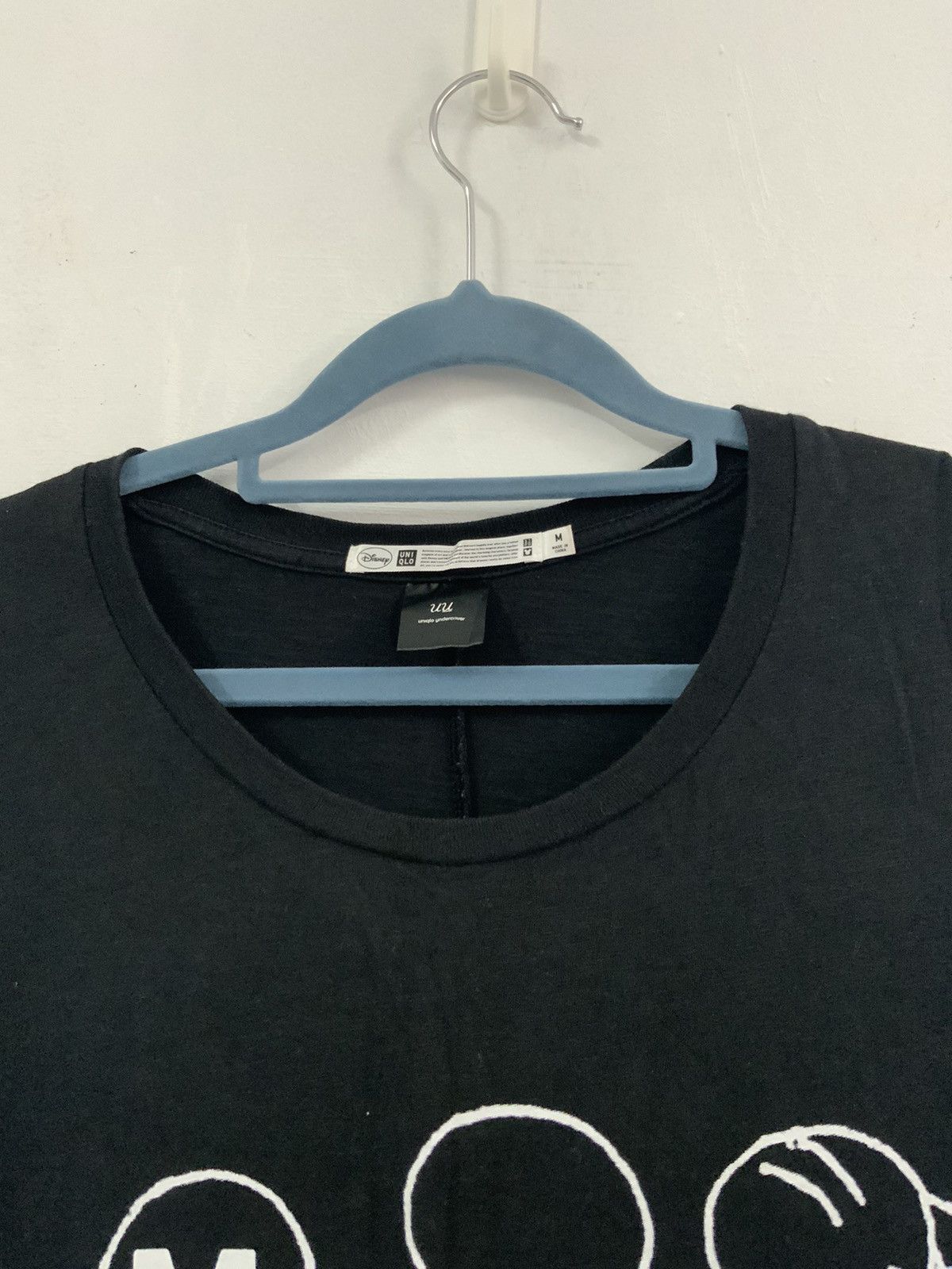 Undercover × Uniqlo Uniqlo Undercover Mickey Mouse Black Tee Size US M / EU 48-50 / 2 - 5 Thumbnail