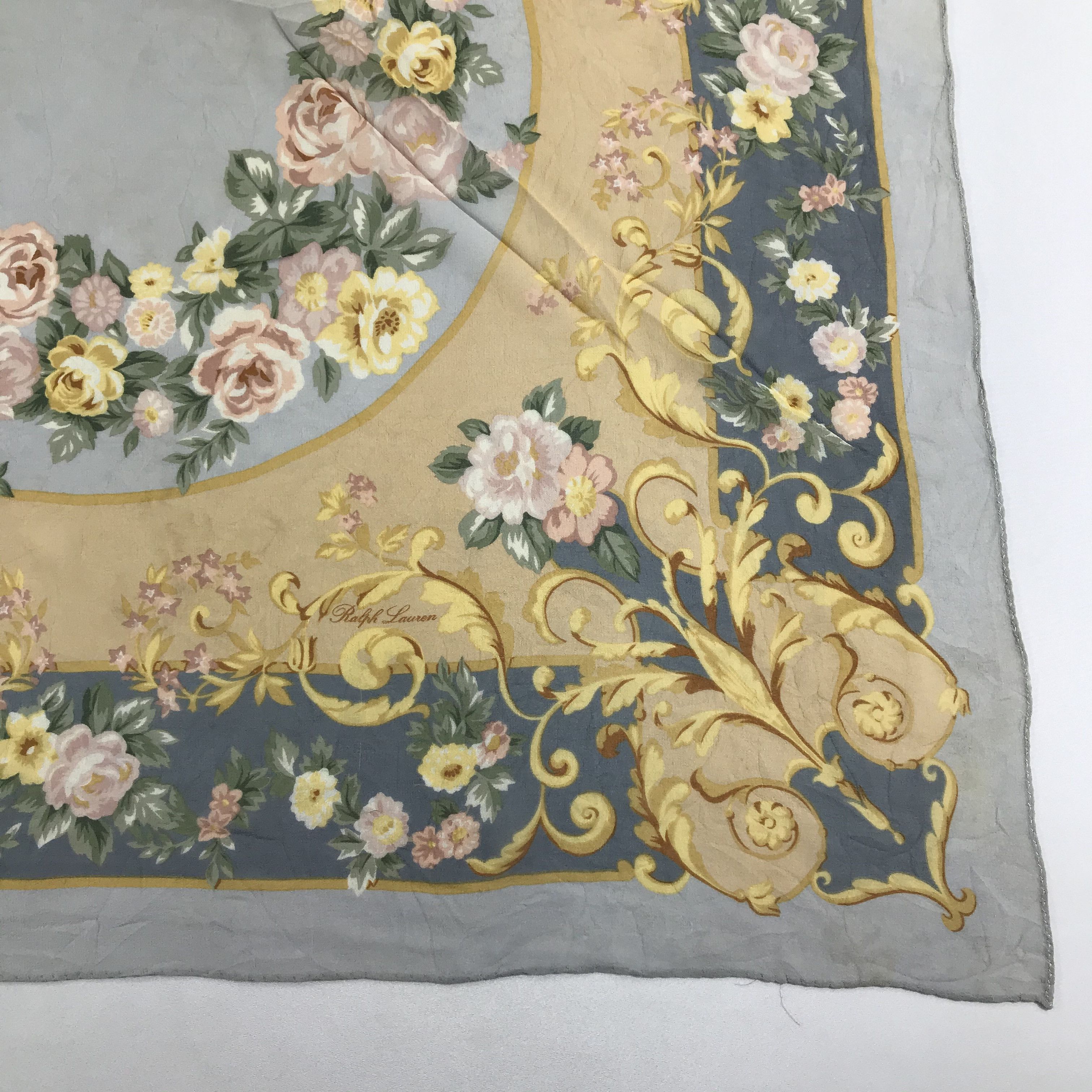 Ralph Lauren Vintage Ralph Lauren Silk Scarf Size ONE SIZE - 4 Thumbnail