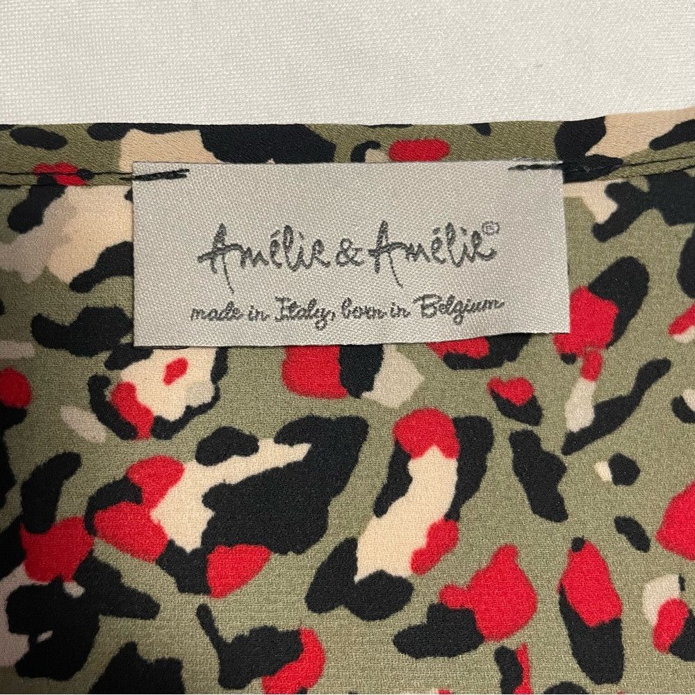 Other Vintage Amélie & Amélie V-Neck Long Sleeve Blouse Made In I Size L / US 10 / IT 46 - 7 Thumbnail