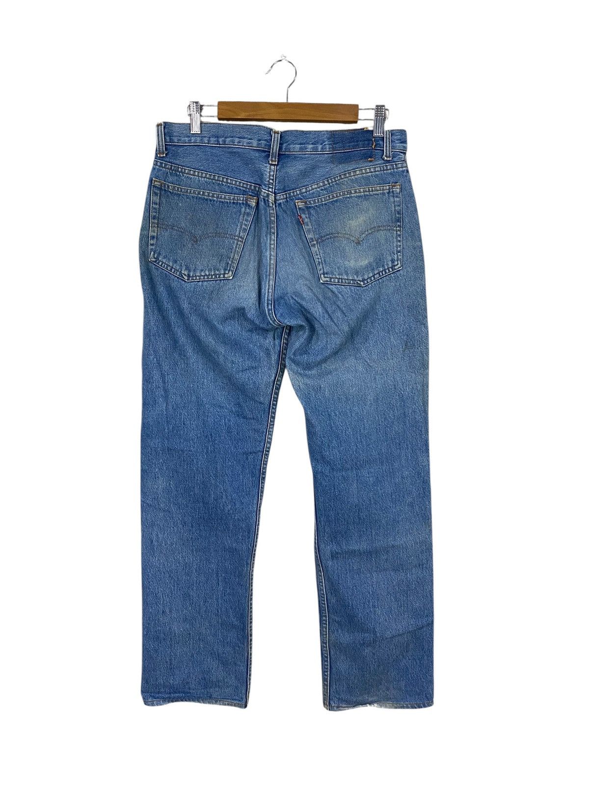 Levi's Vintage levis 80s denim distressed very rare Size US 34 / EU 50 - 6 Thumbnail