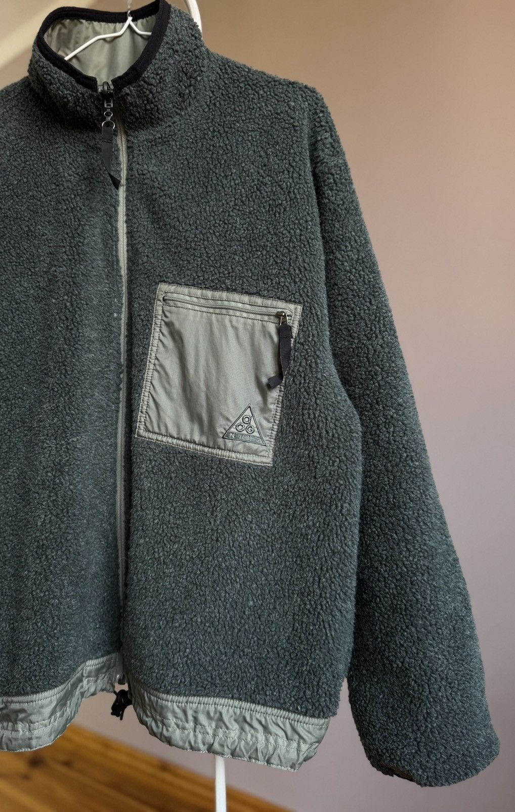Nike ACG M-L Nike ACG Vintage Reversible Sherpa Fleece Jacket Level 3 Size US M / EU 48-50 / 2 - 4 Thumbnail