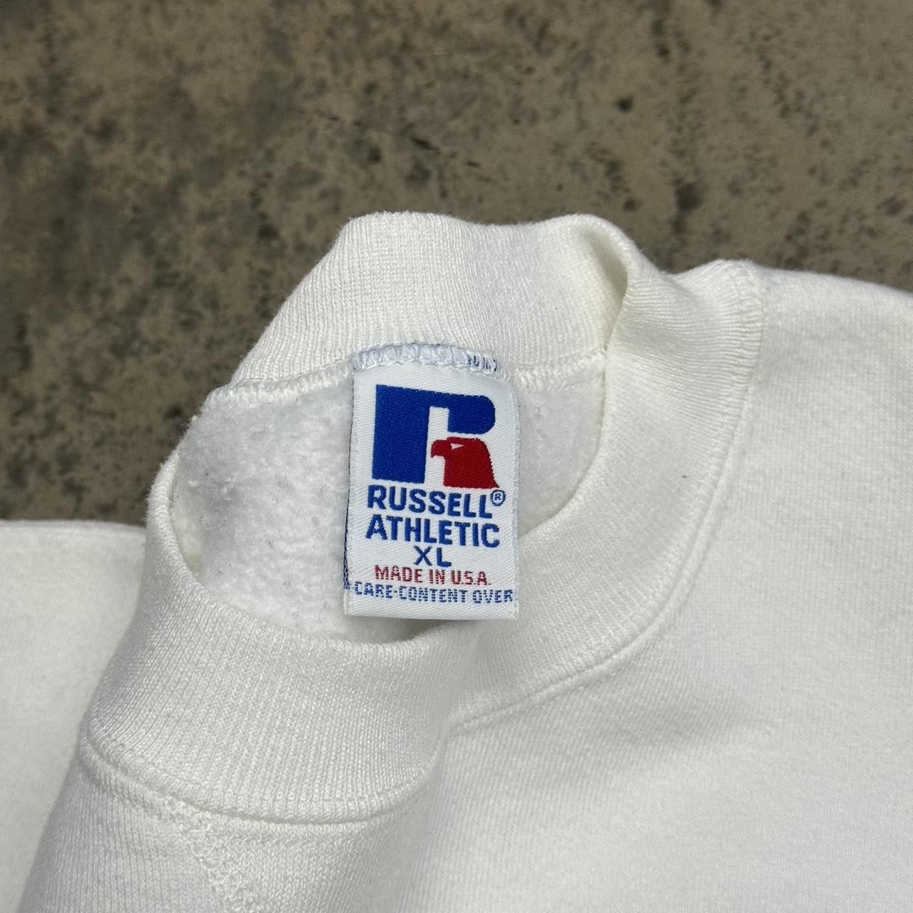 Russell Athletic × Vintage VTG 90s Russell Athletic Kick A*s Team Crewneck Sweatshirt Size US XL / EU 56 / 4 - 6 Thumbnail