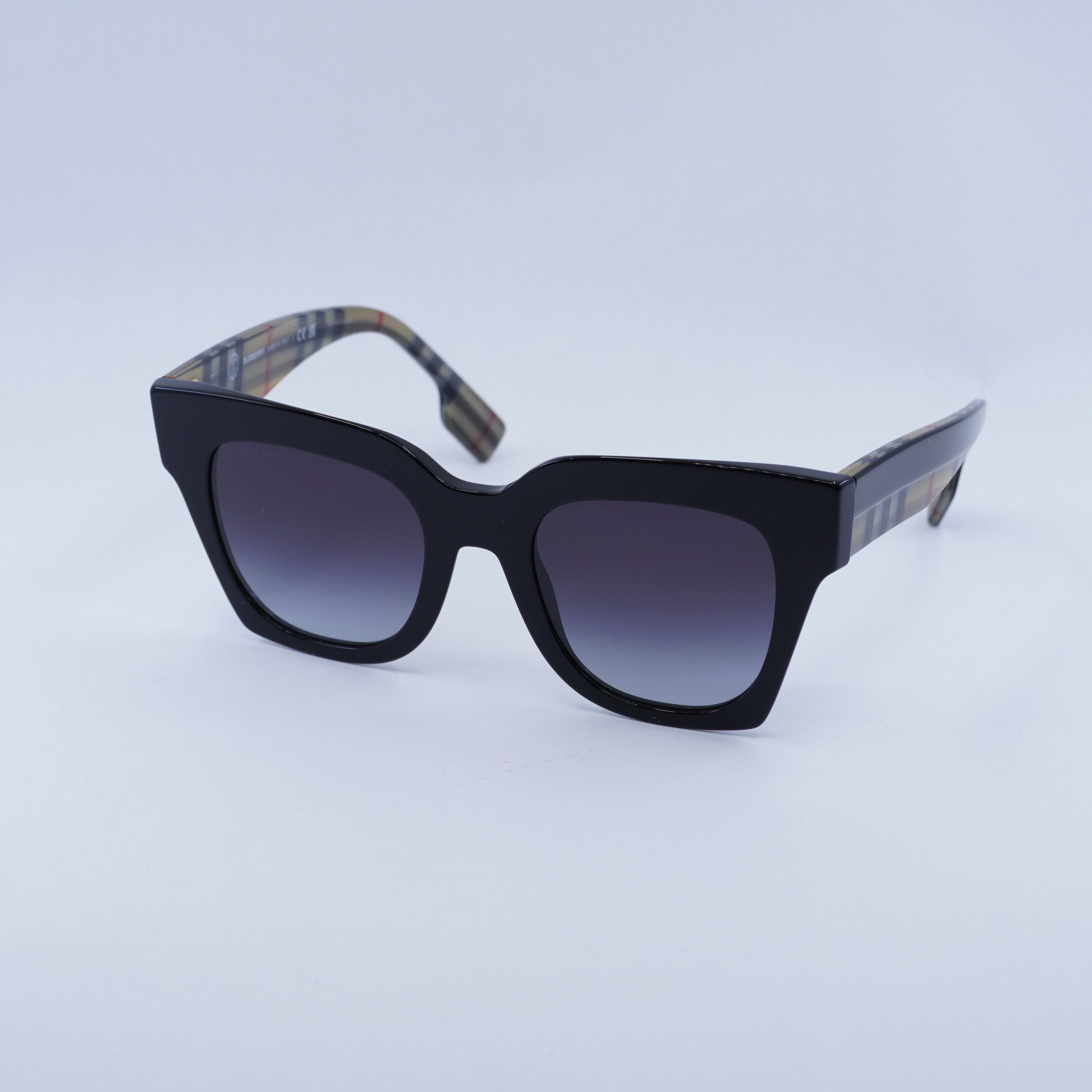 Burberry Burberry BE4364 39428G Women Sunglasses Black Square Frame Size ONE SIZE - 1 Thumbnail