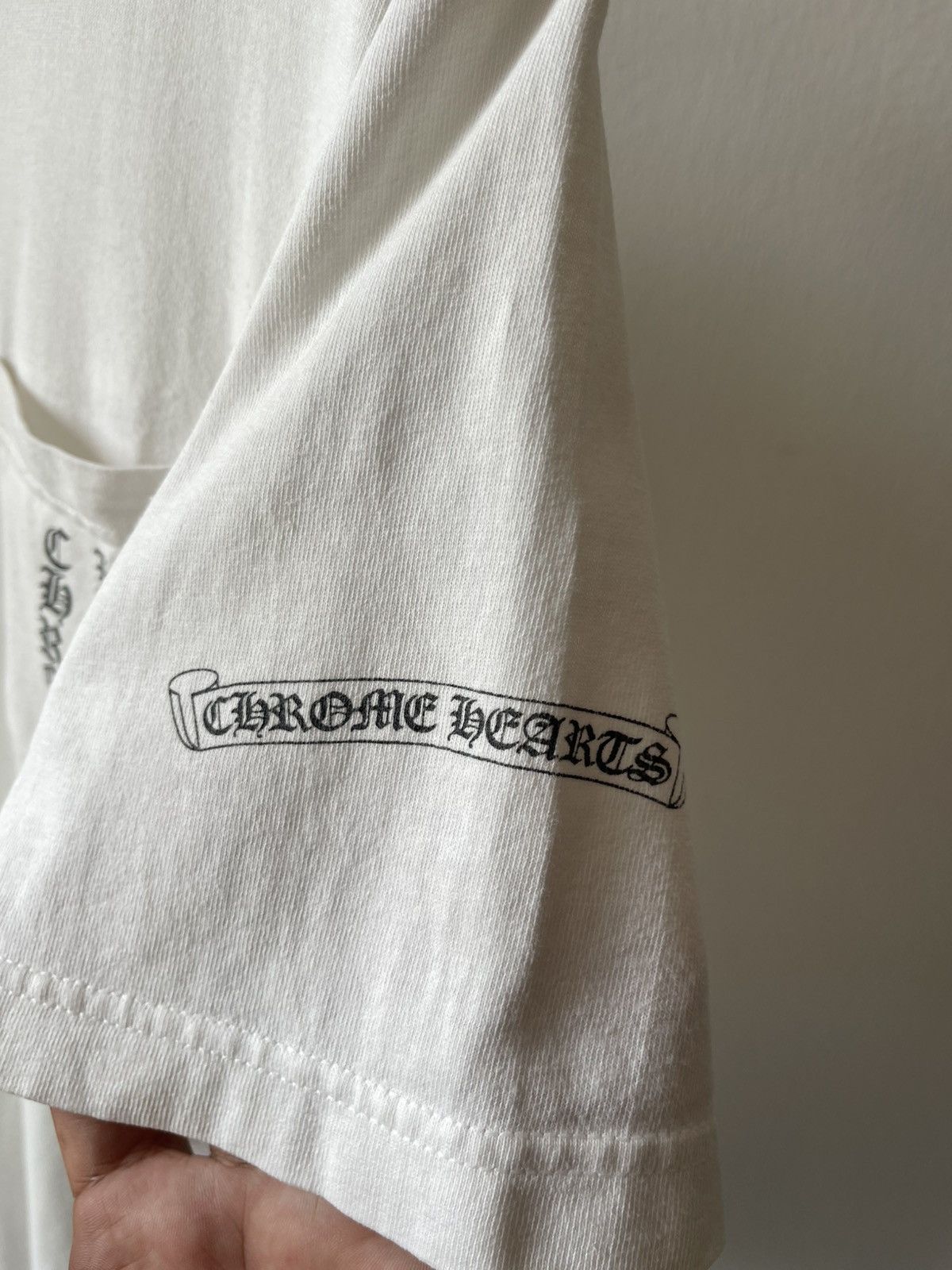 Chrome Hearts 90s Chrome Hearts Scroll Logo Tee Size US M / EU 48-50 / 2 - 5 Thumbnail